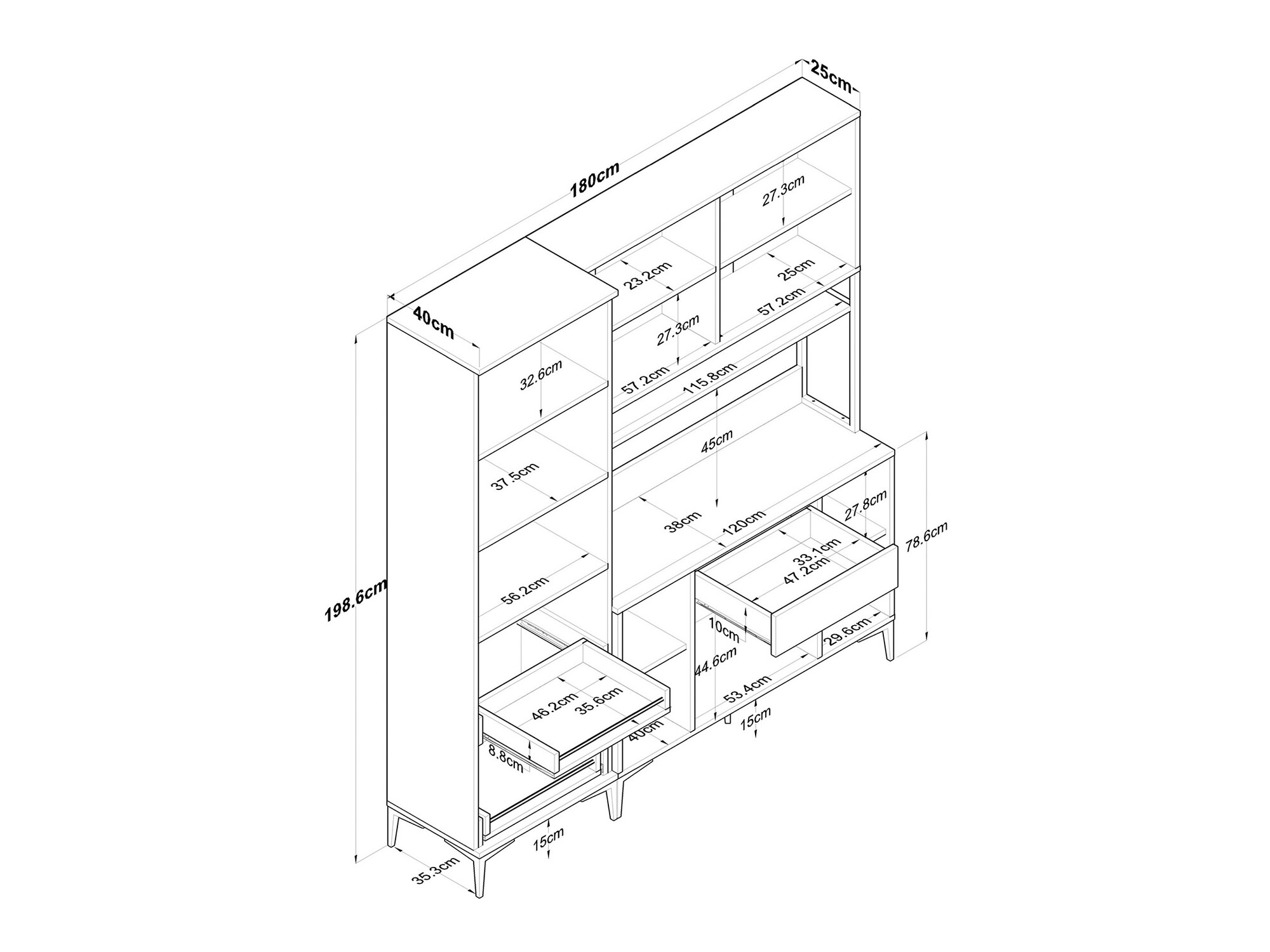 Többfunkciós bútor Kailua 2499