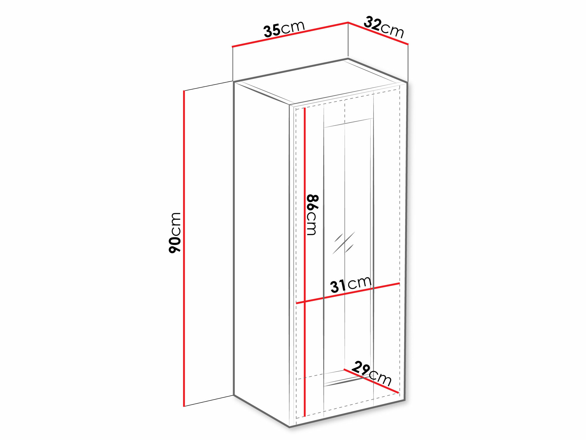 Fali szekrény Venenou 132 (Fekete + Wotan tölgy)