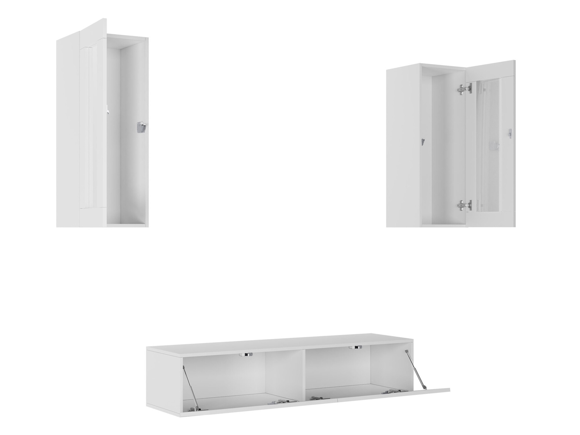 Nappali szett Venenou 139 (Fehér + Fényes fehér)