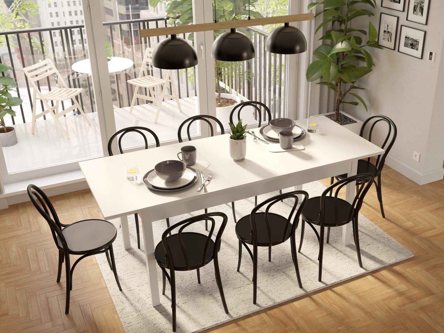 Asztal Bristol 221 (Fehér)