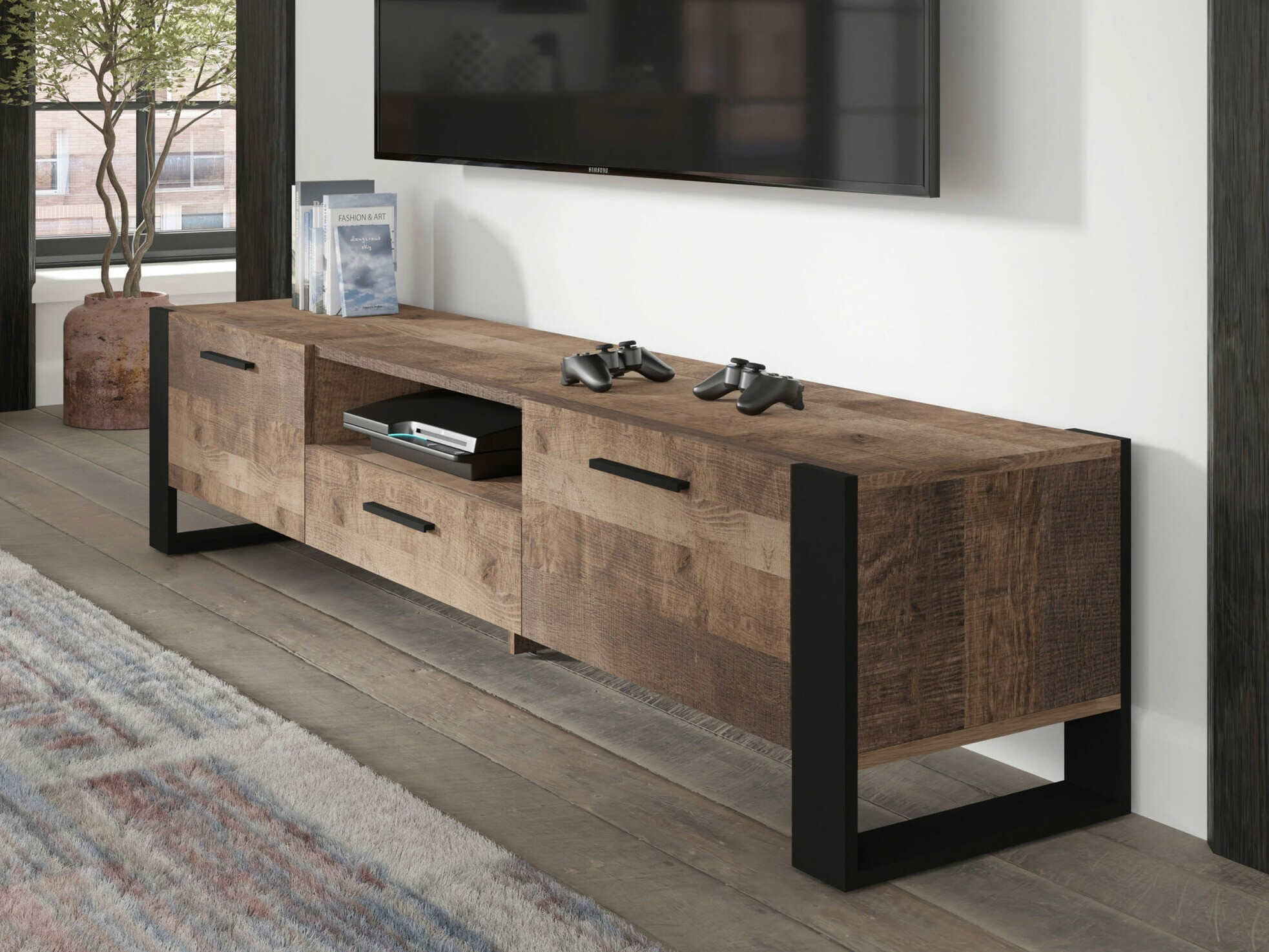 TV-állvány Cordoro 101 (Sötét erdő)