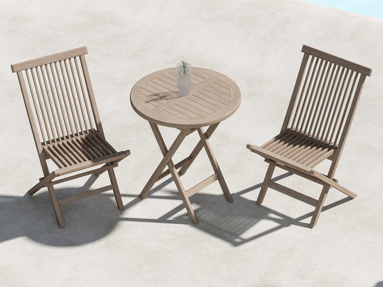 Kerti asztal Nunova 127 (Világosbarna)