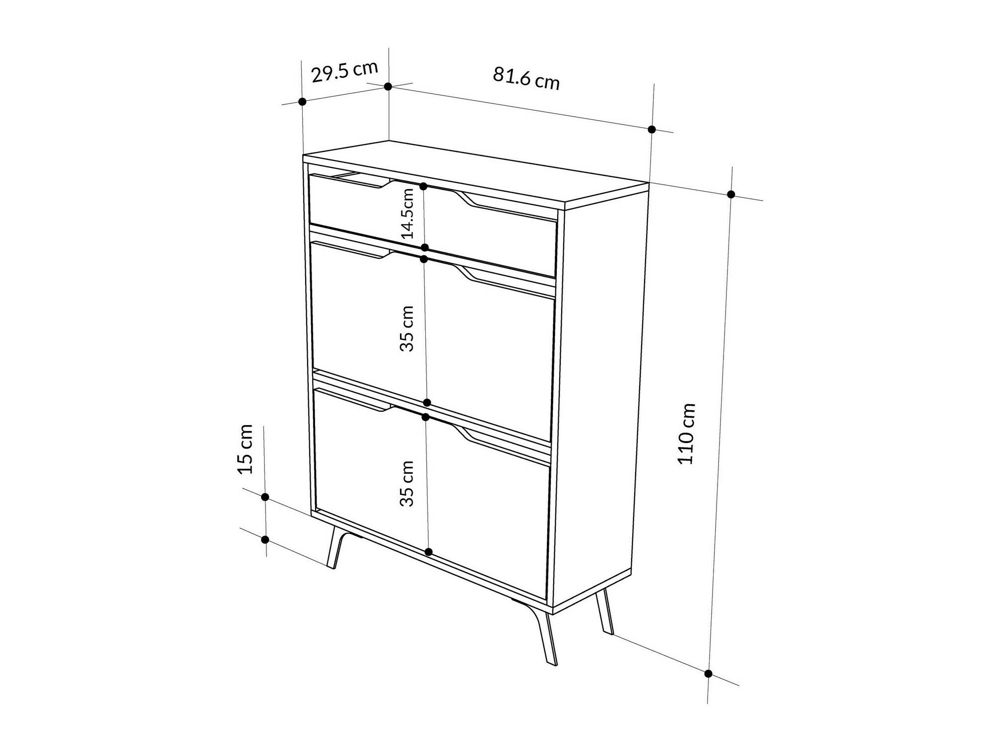 Cipőtároló Kailua 2508