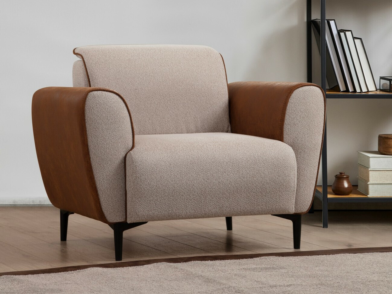 Fotel Altadena 603 (Barna + Bézs)