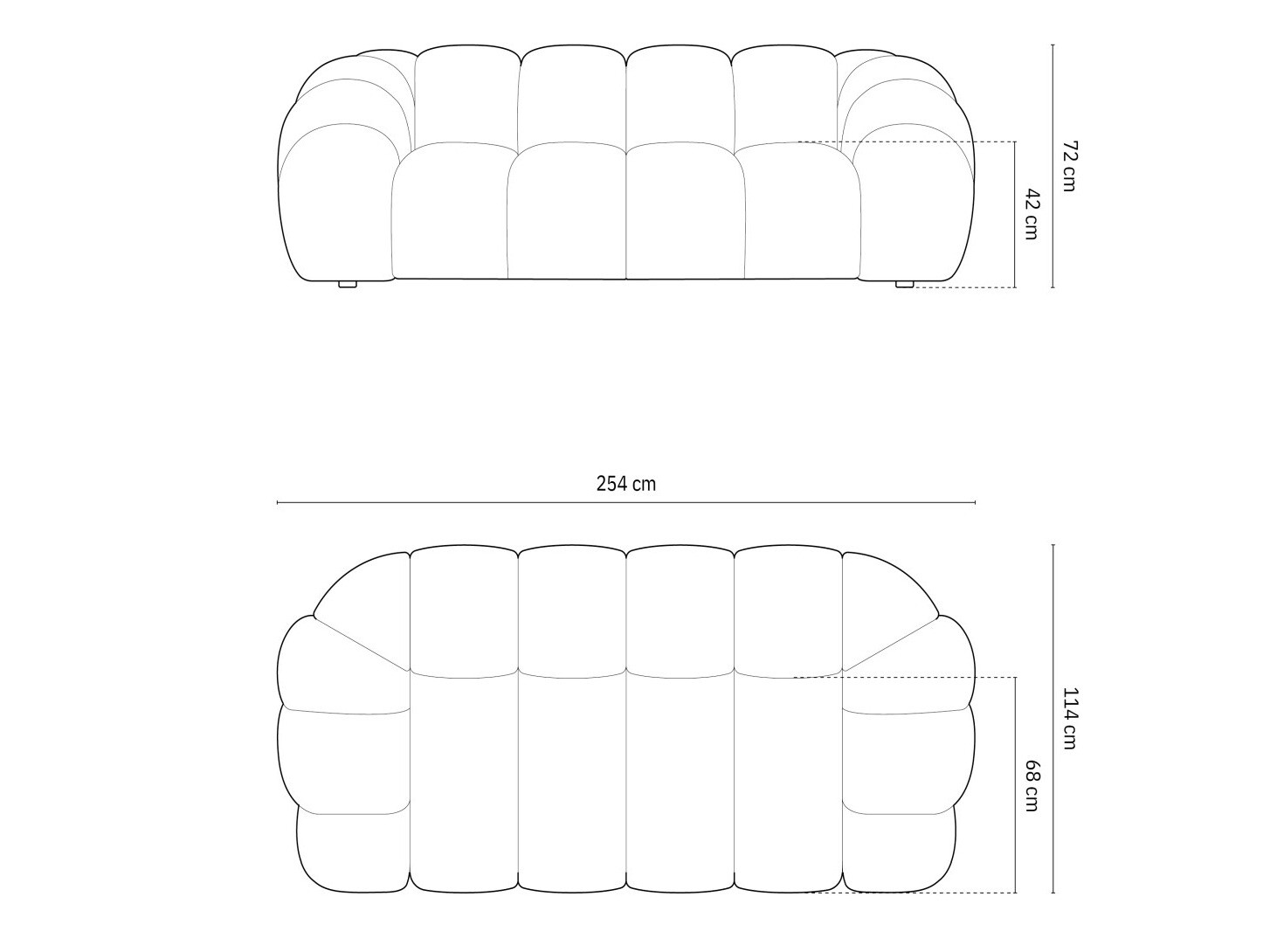 Kanapé Cirnolu 101 (Bubble 13)