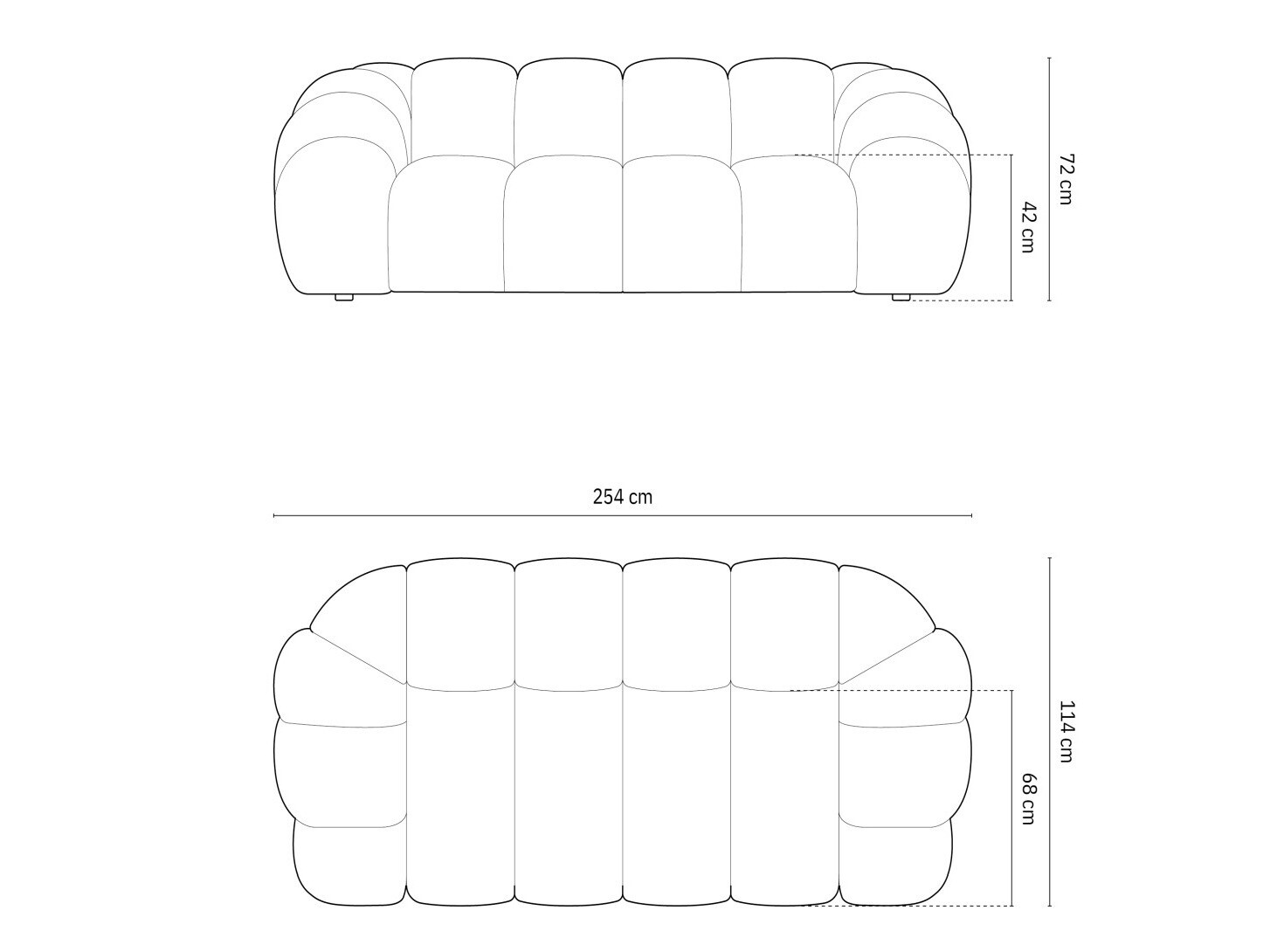 Kanapé Cirnolu 101 (Bubble 17)