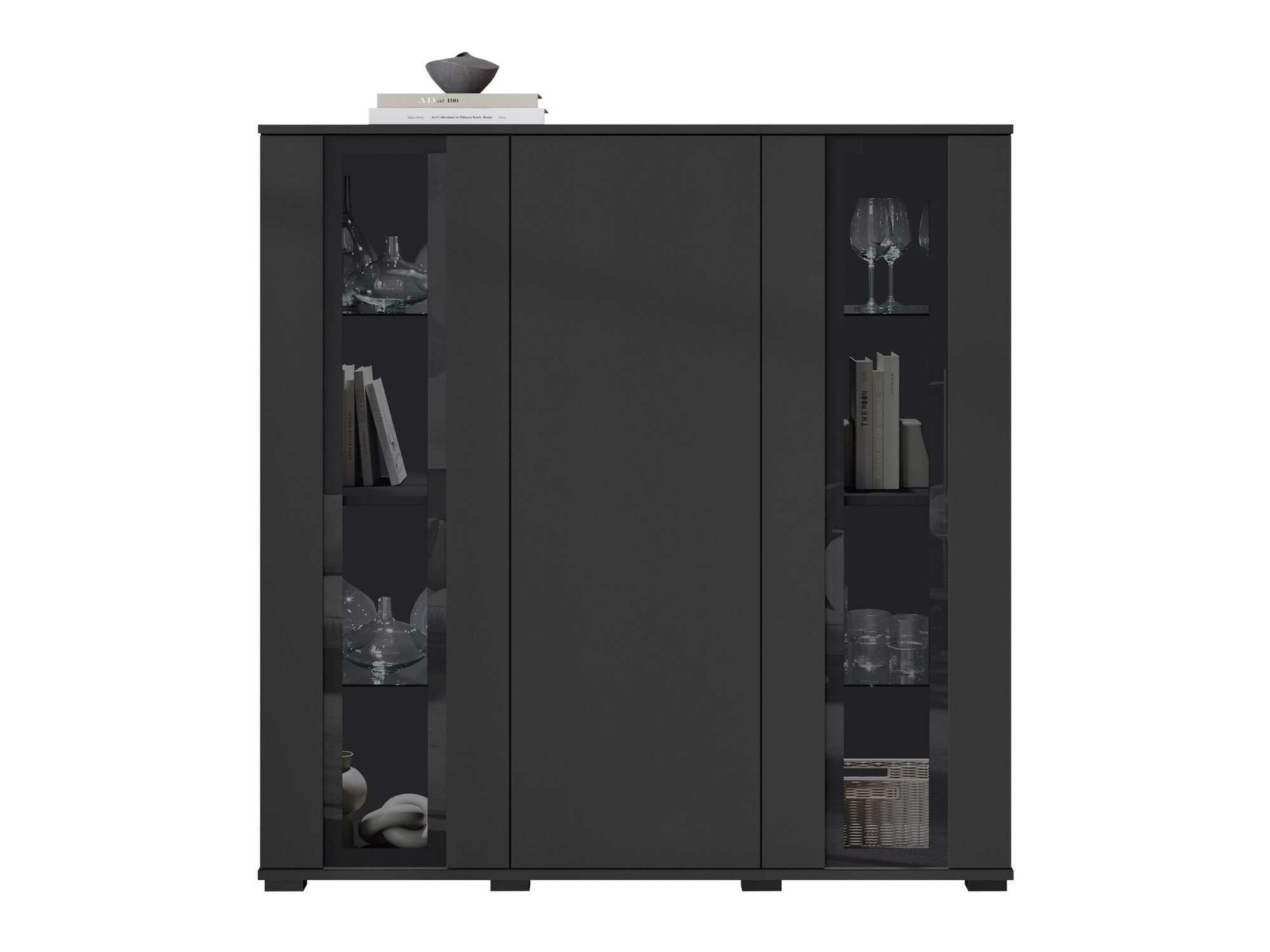 Szekrény Torcame 100 (Fekete)