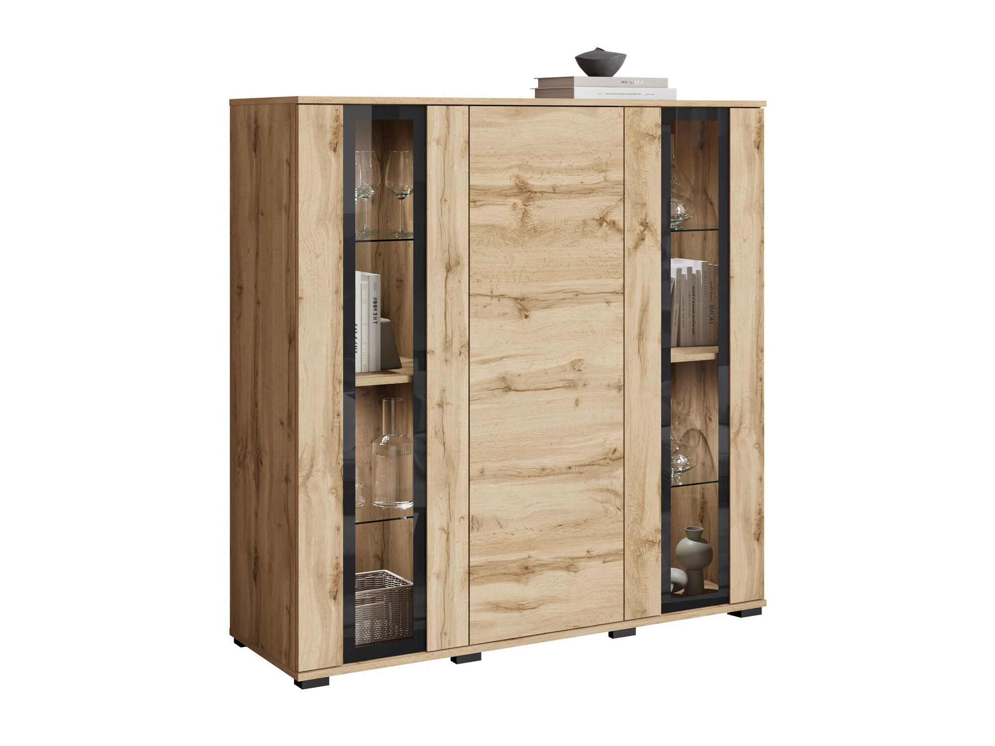 Szekrény Torcame 100 (Wotan tölgy)