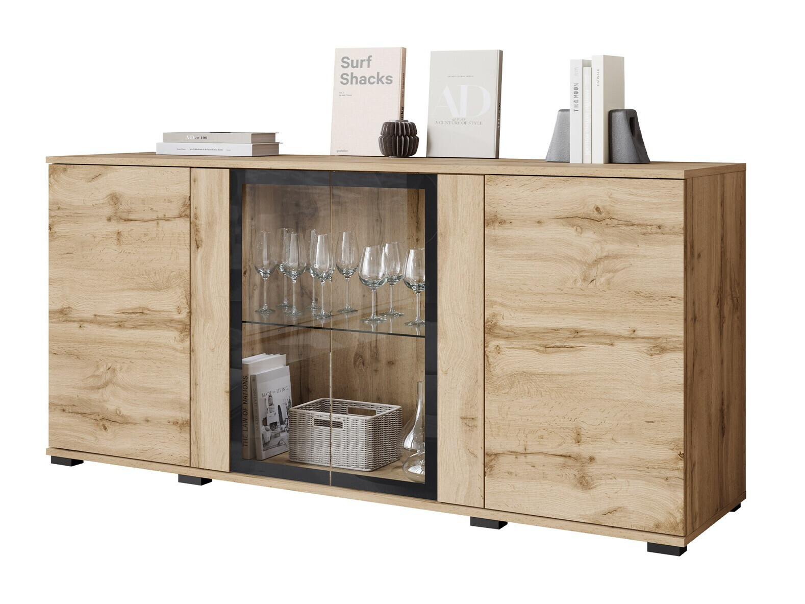 Szekrény Torcame 102 (Wotan tölgy)