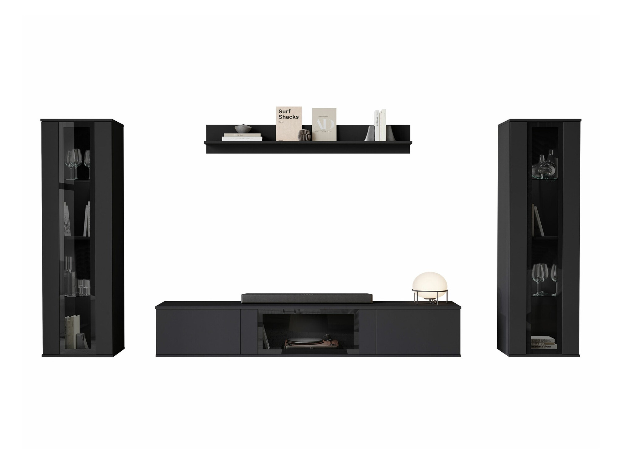 Nappali szett Torcame 103 (Fekete)