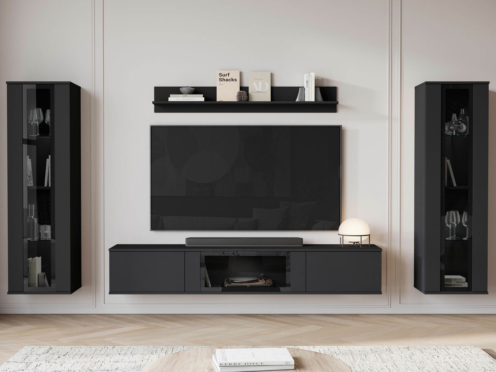 Nappali szett Torcame 103 (Fekete)