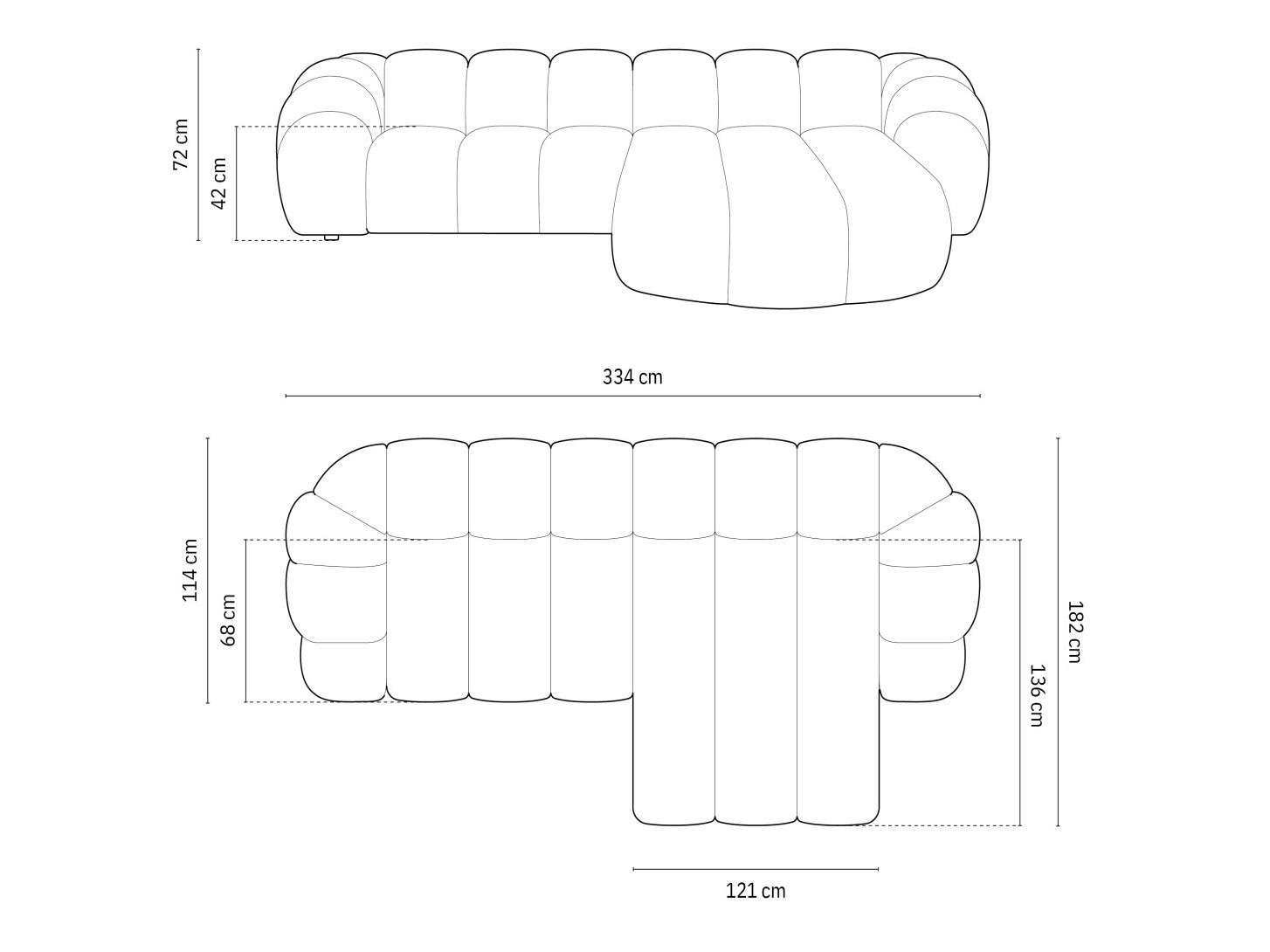 Sarokkanapé Cirnolu 103 (Bubble 13)