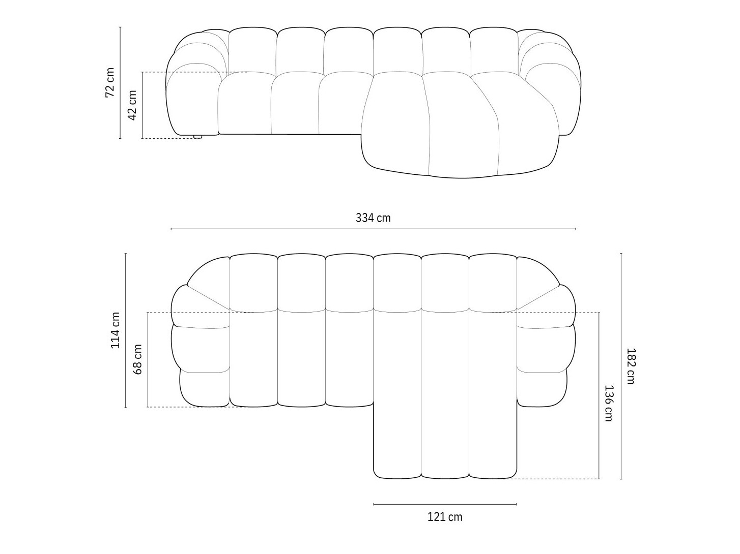 Sarokkanapé Cirnolu 103 (Bubble 15)