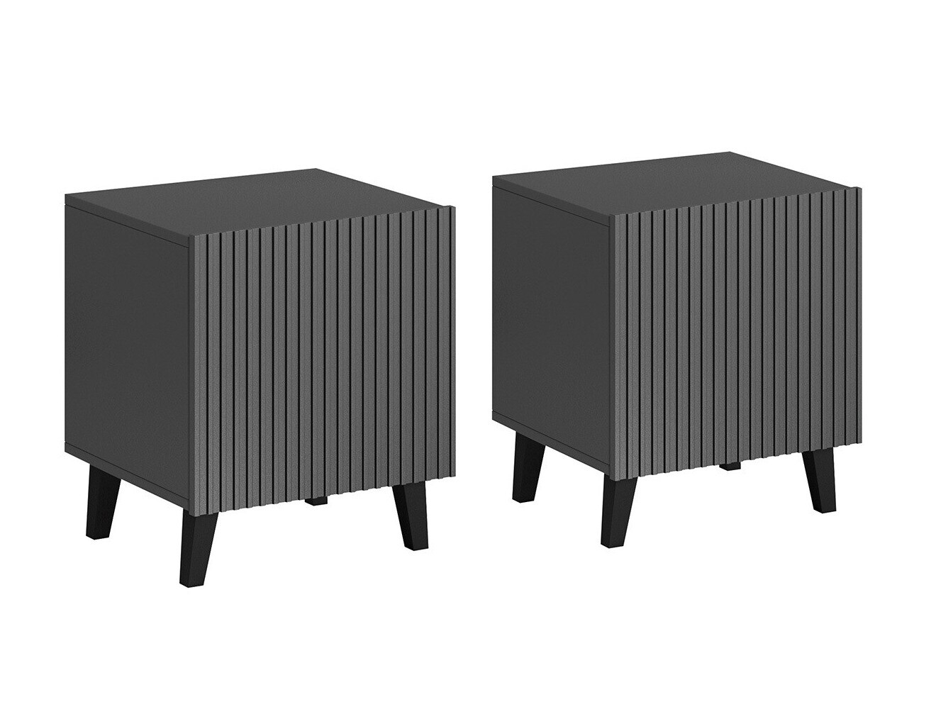 Éjjeliszekrény szett Remeta 104 (Antracit)