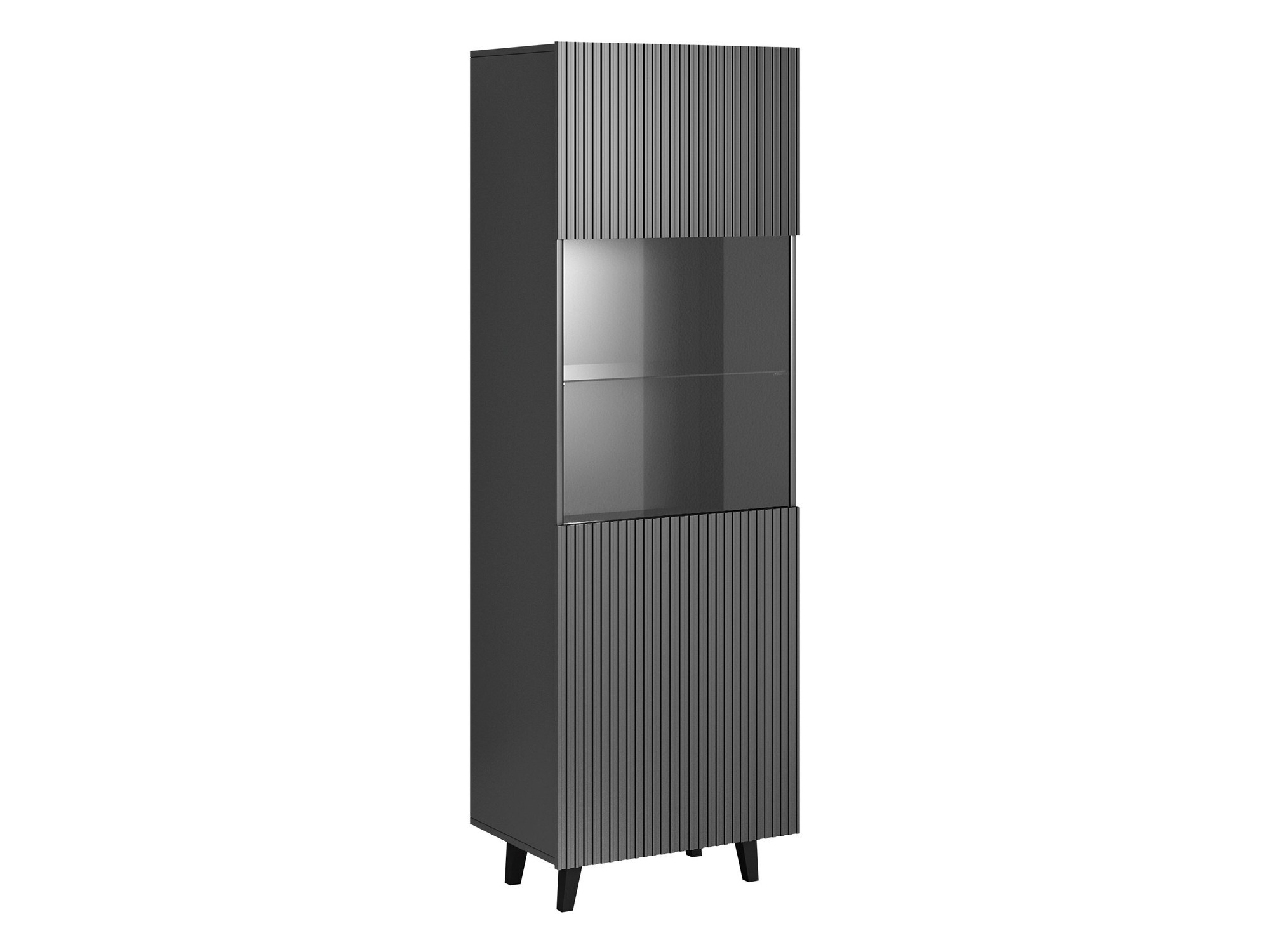 Könyvespolc Comes (Antracit)