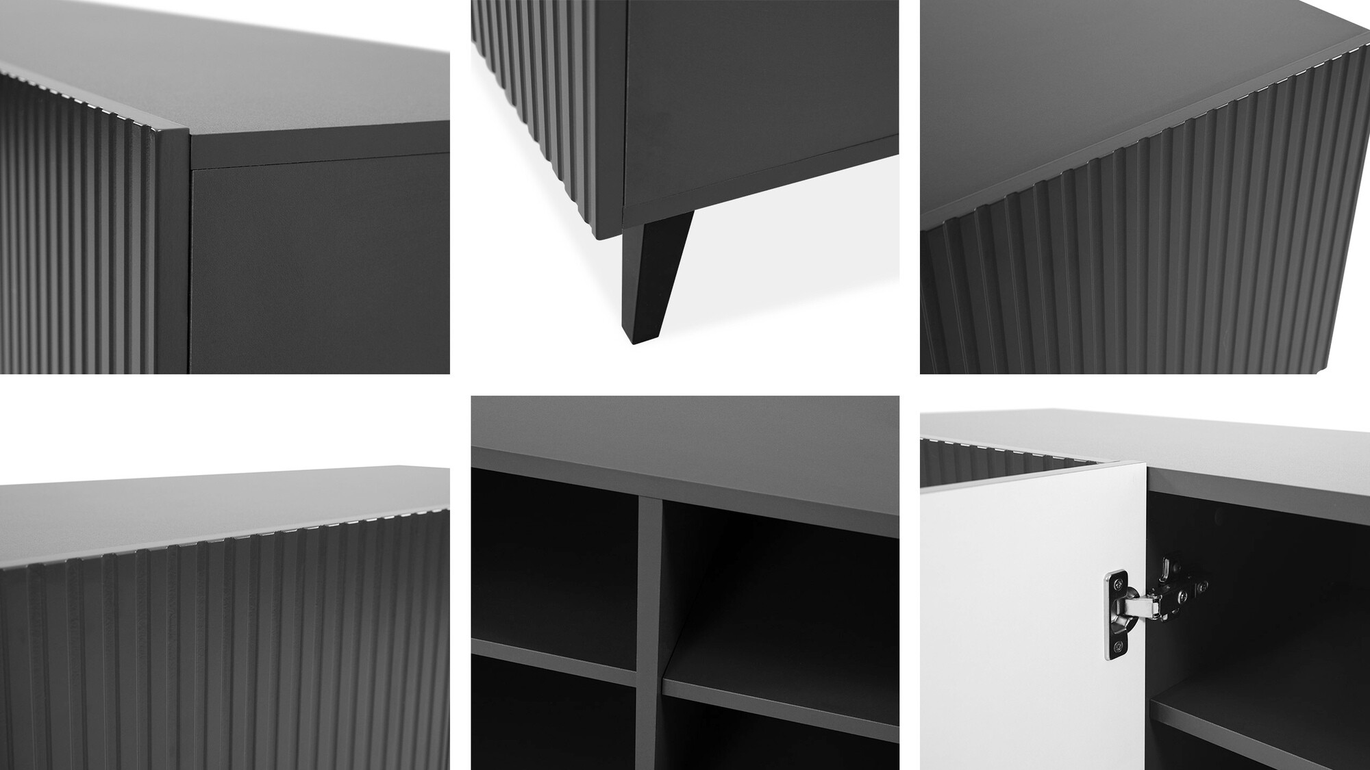 TV-állvány Remeta 107 (Antracit)