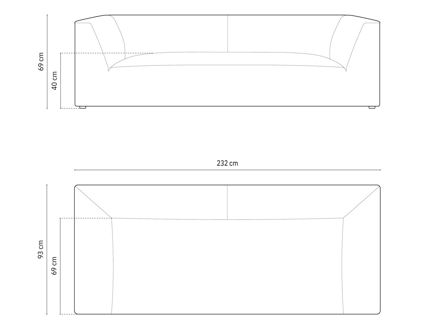 Kanapé Vermaru 101 (Scala Antracit)