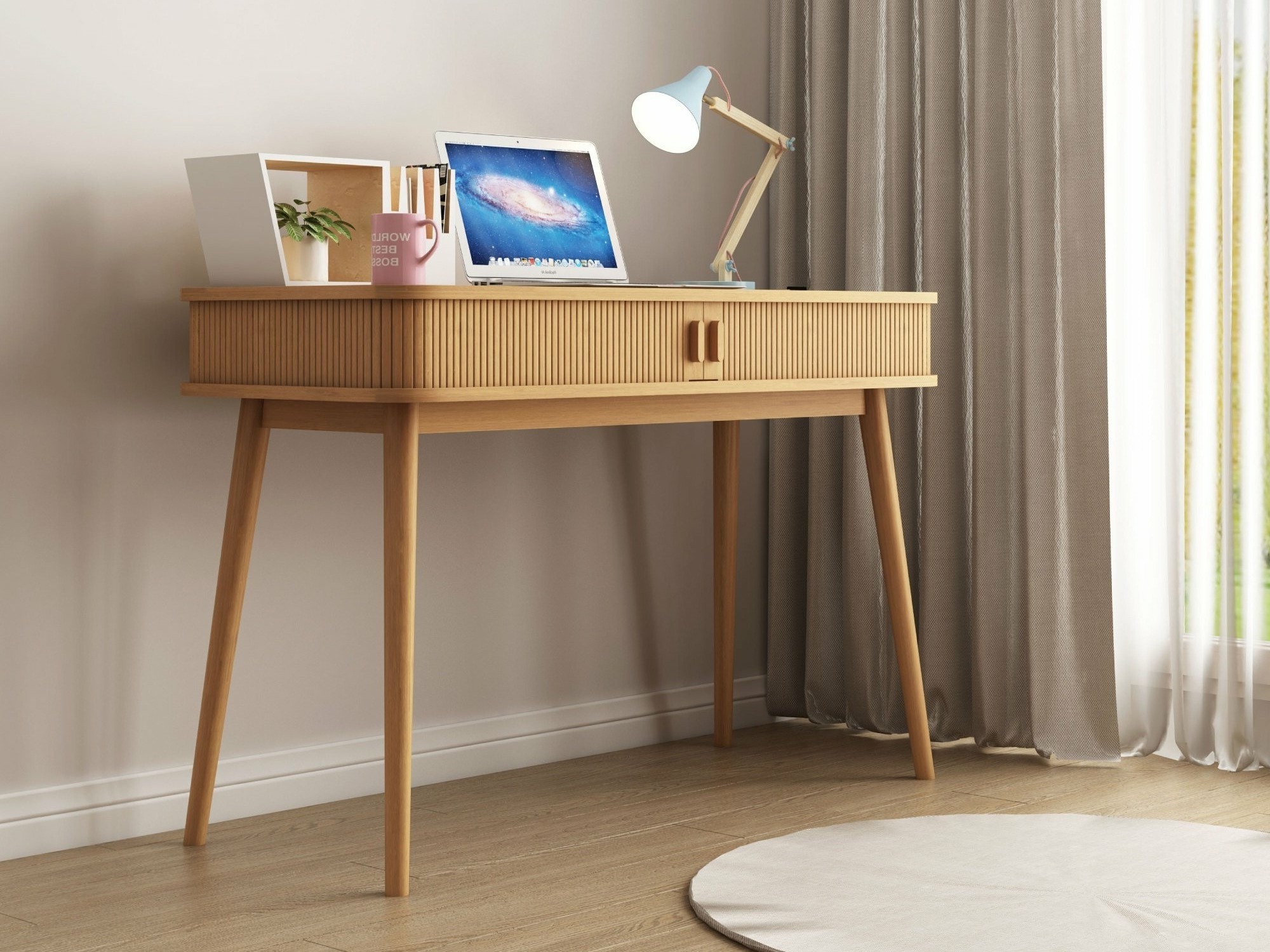 Íróasztal Burleson 469 (Világos fa)