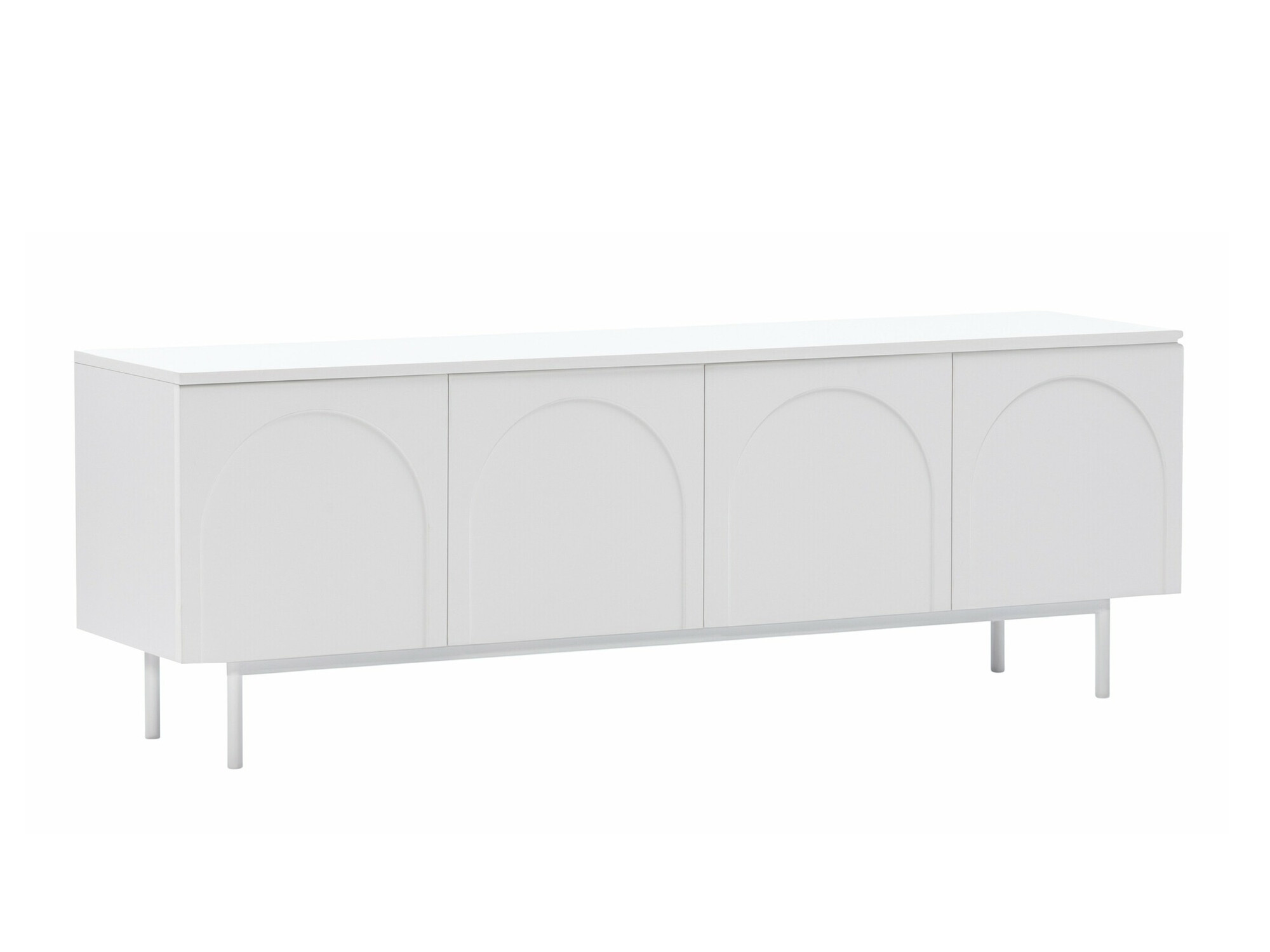 TV-állvány Burleson 108 (Fehér)