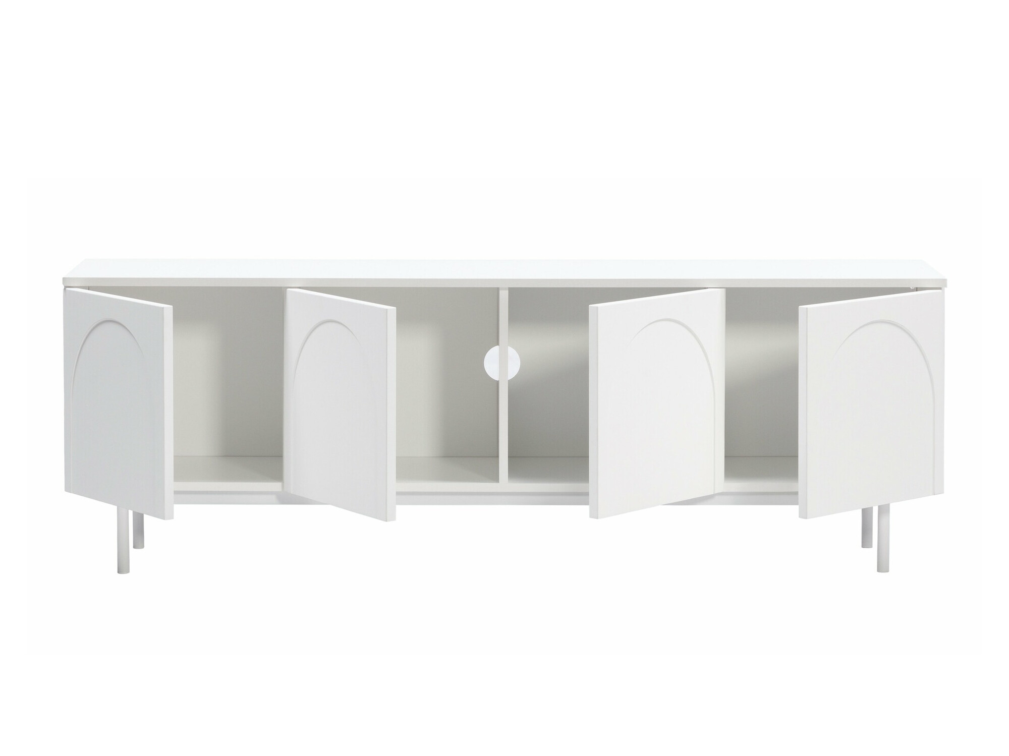 TV-állvány Burleson 108 (Fehér)