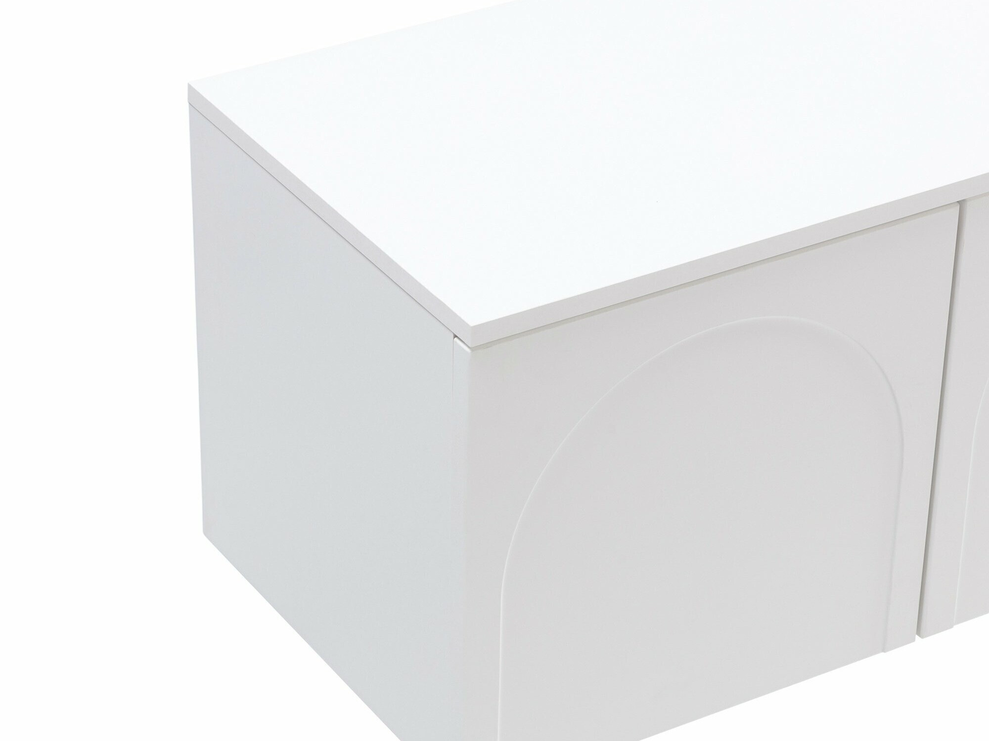 TV-állvány Burleson 108 (Fehér)