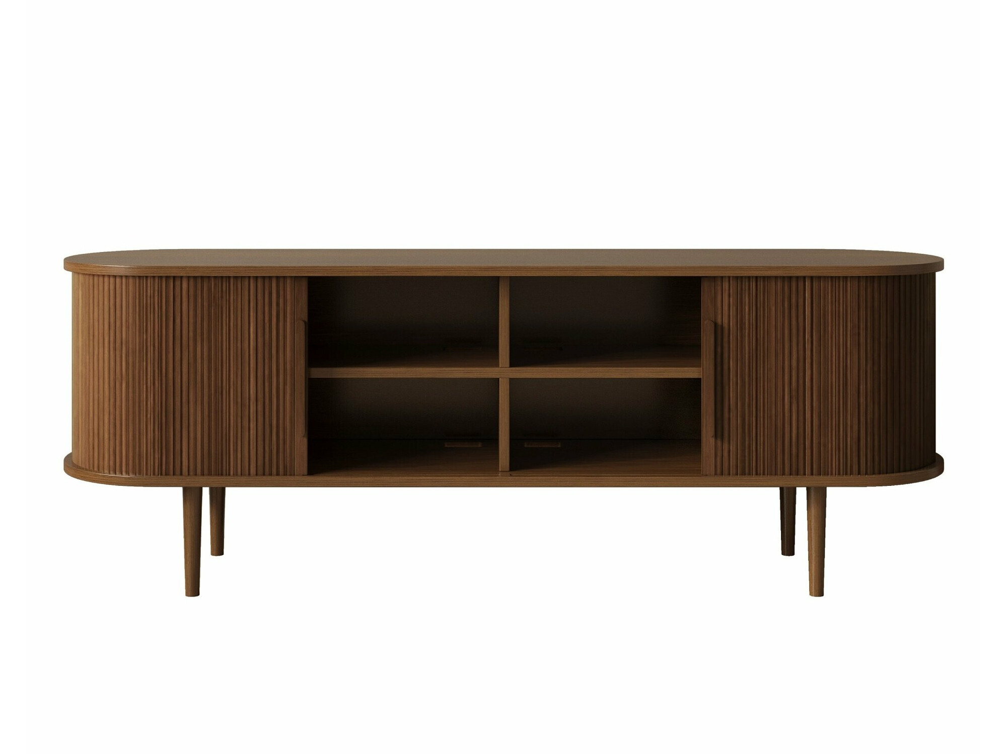 TV-állvány Burleson 434 (Dió)