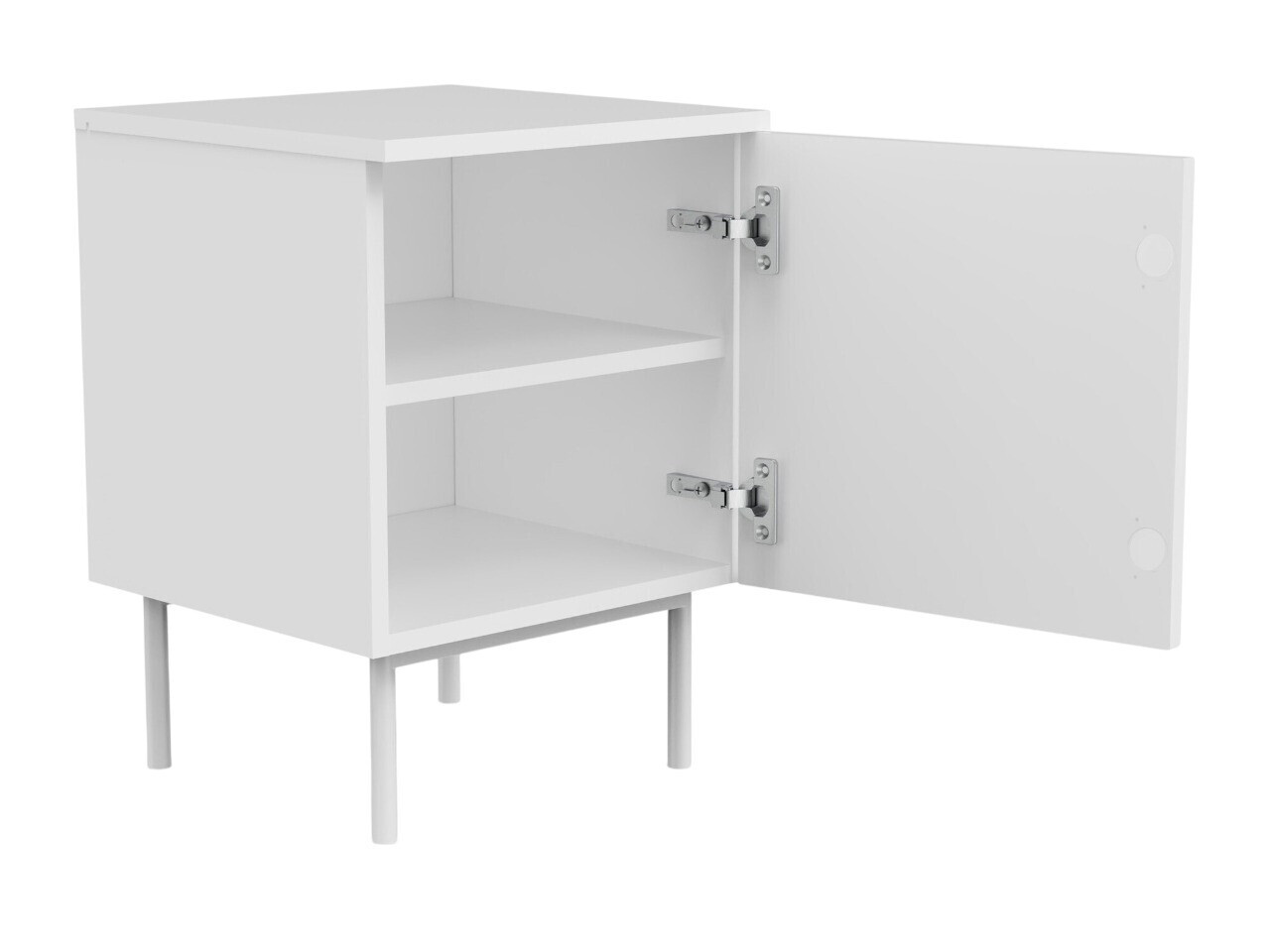 Éjjeliszekrény Burleson 109 (Fehér)