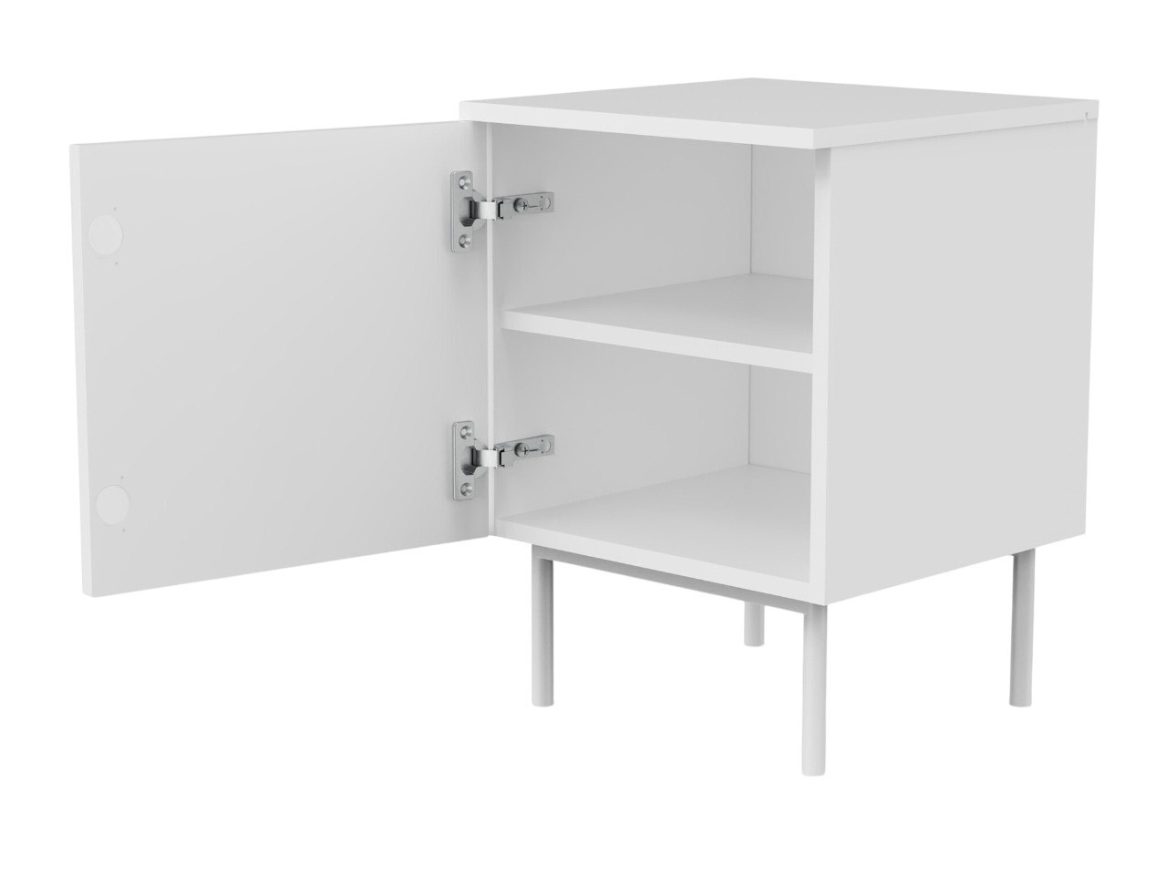 Éjjeliszekrény Burleson 109 (Fehér)