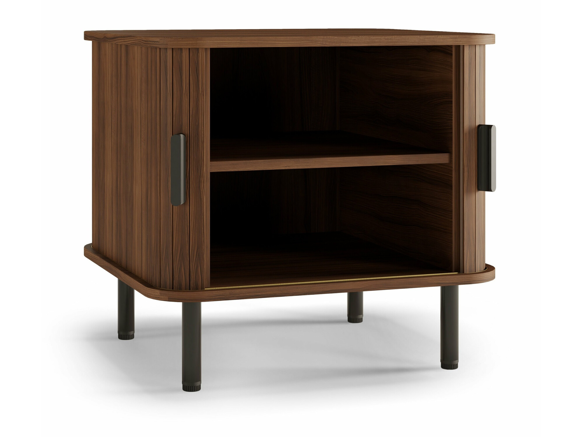 Éjjeliszekrény Burleson 119 (Dió)