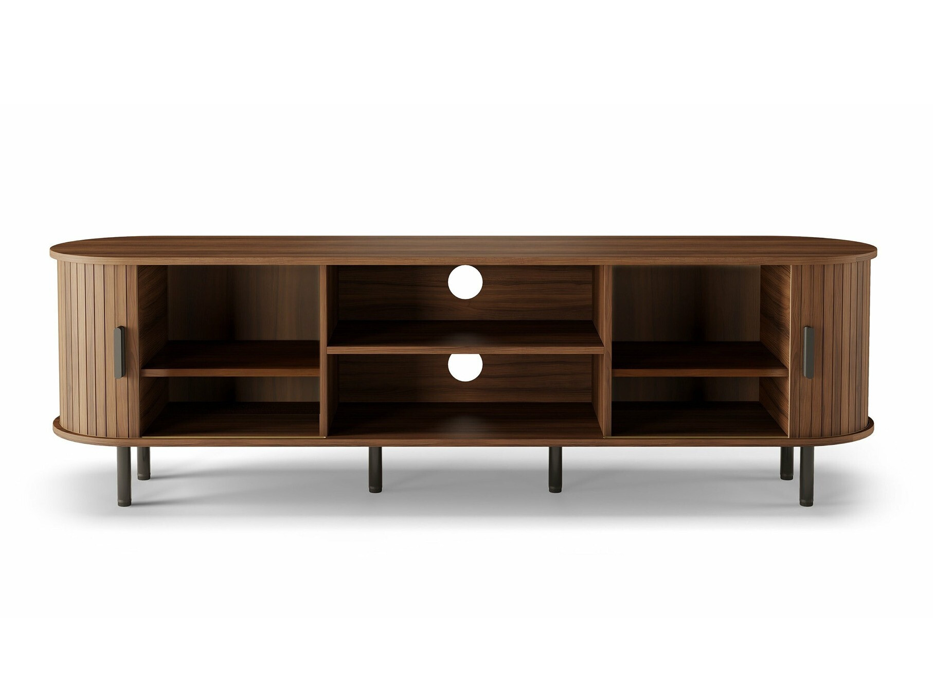 TV-állvány Burleson 114 (Dió)