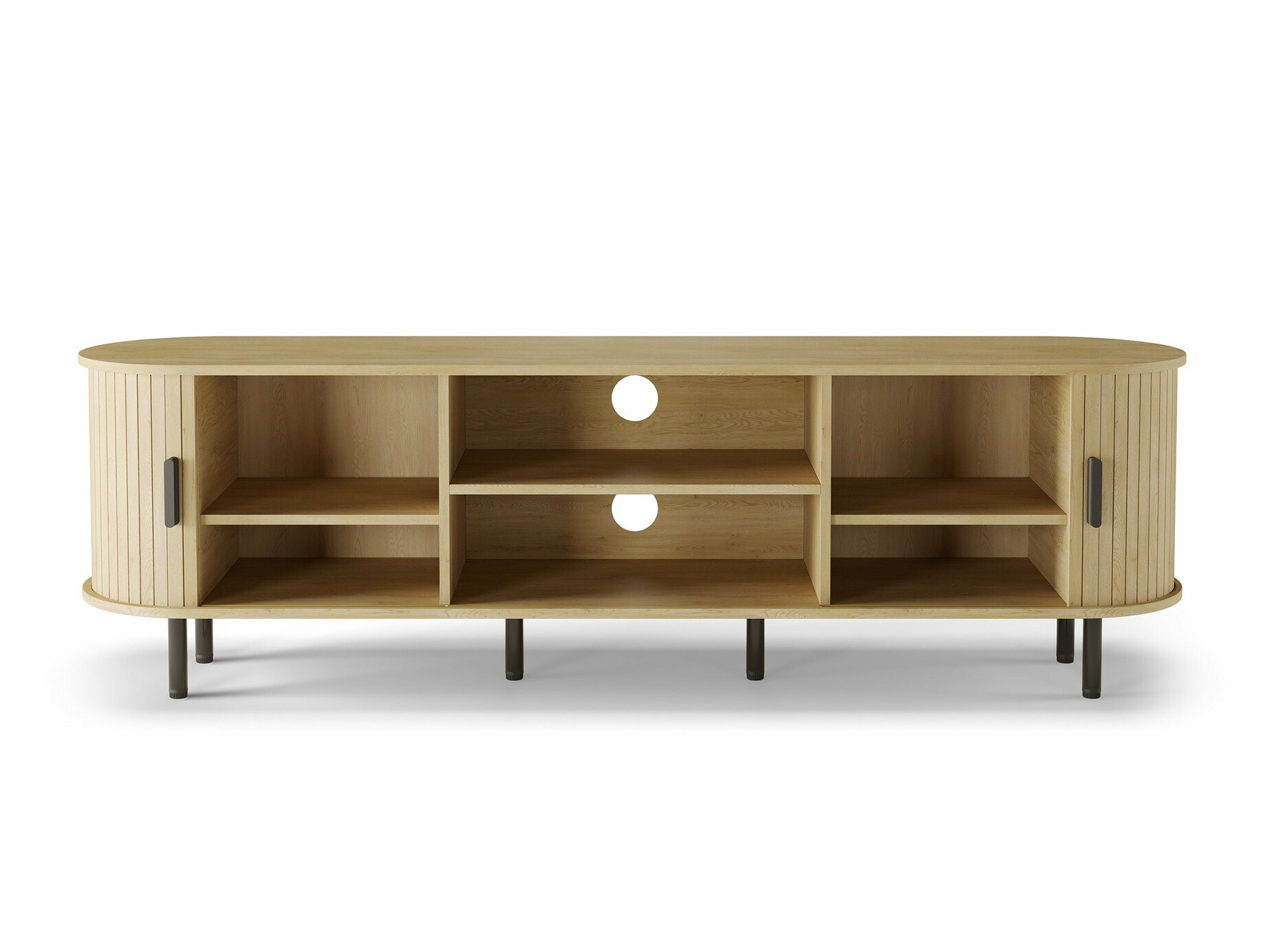 TV-állvány Burleson 114 (Tölgy)