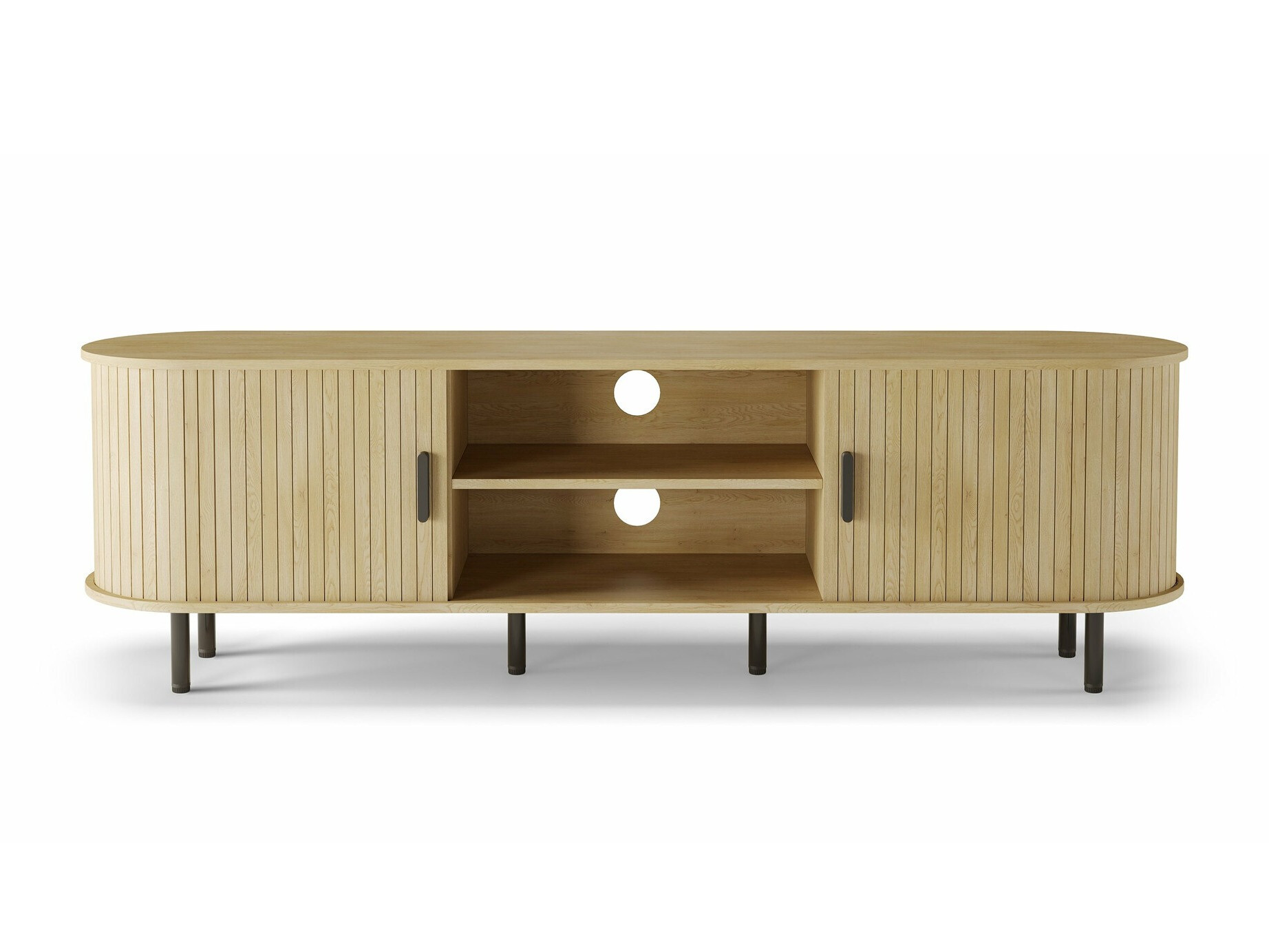 TV-állvány Burleson 114 (Tölgy)