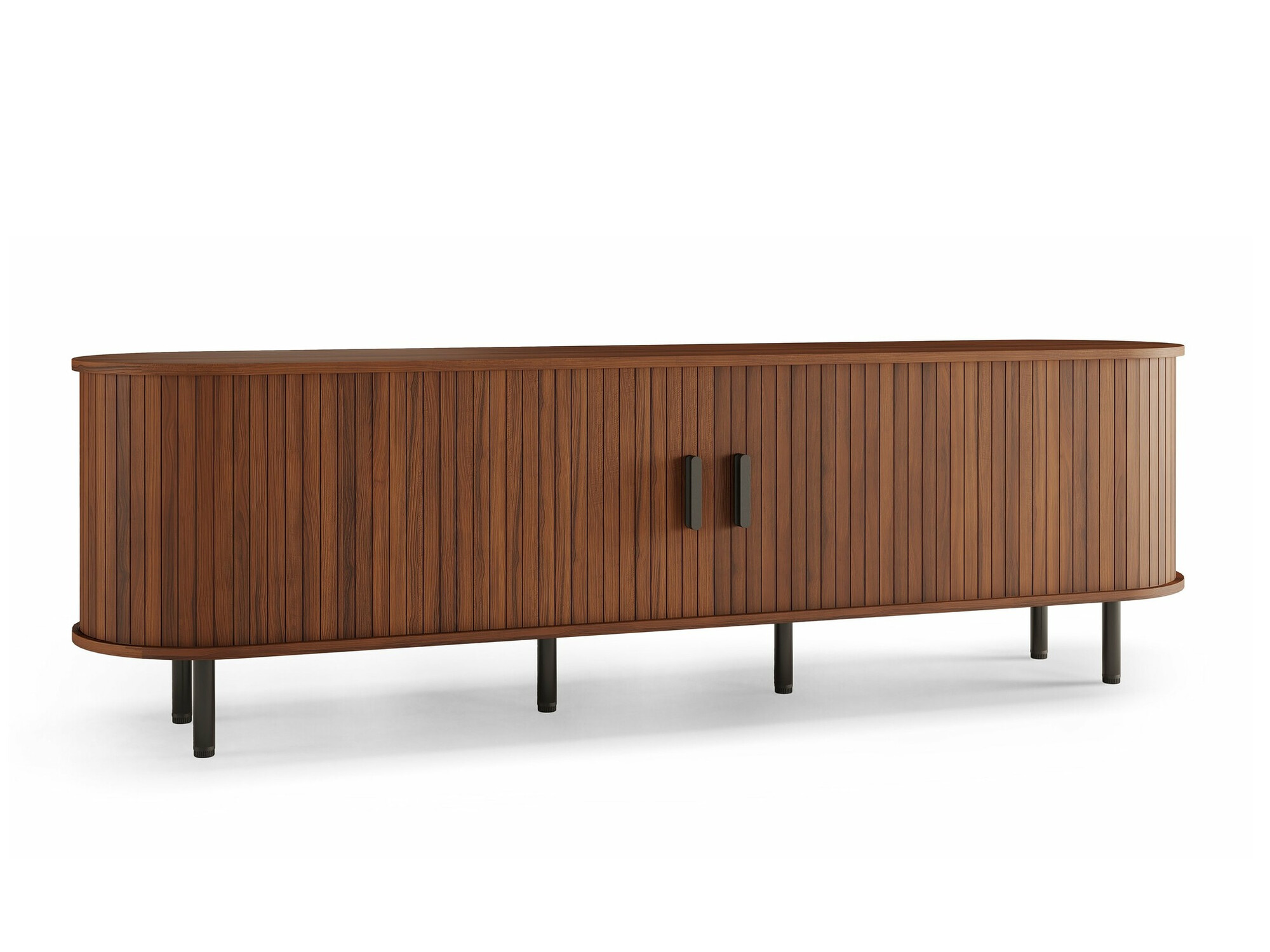 TV-állvány Burleson 116 (Dió)