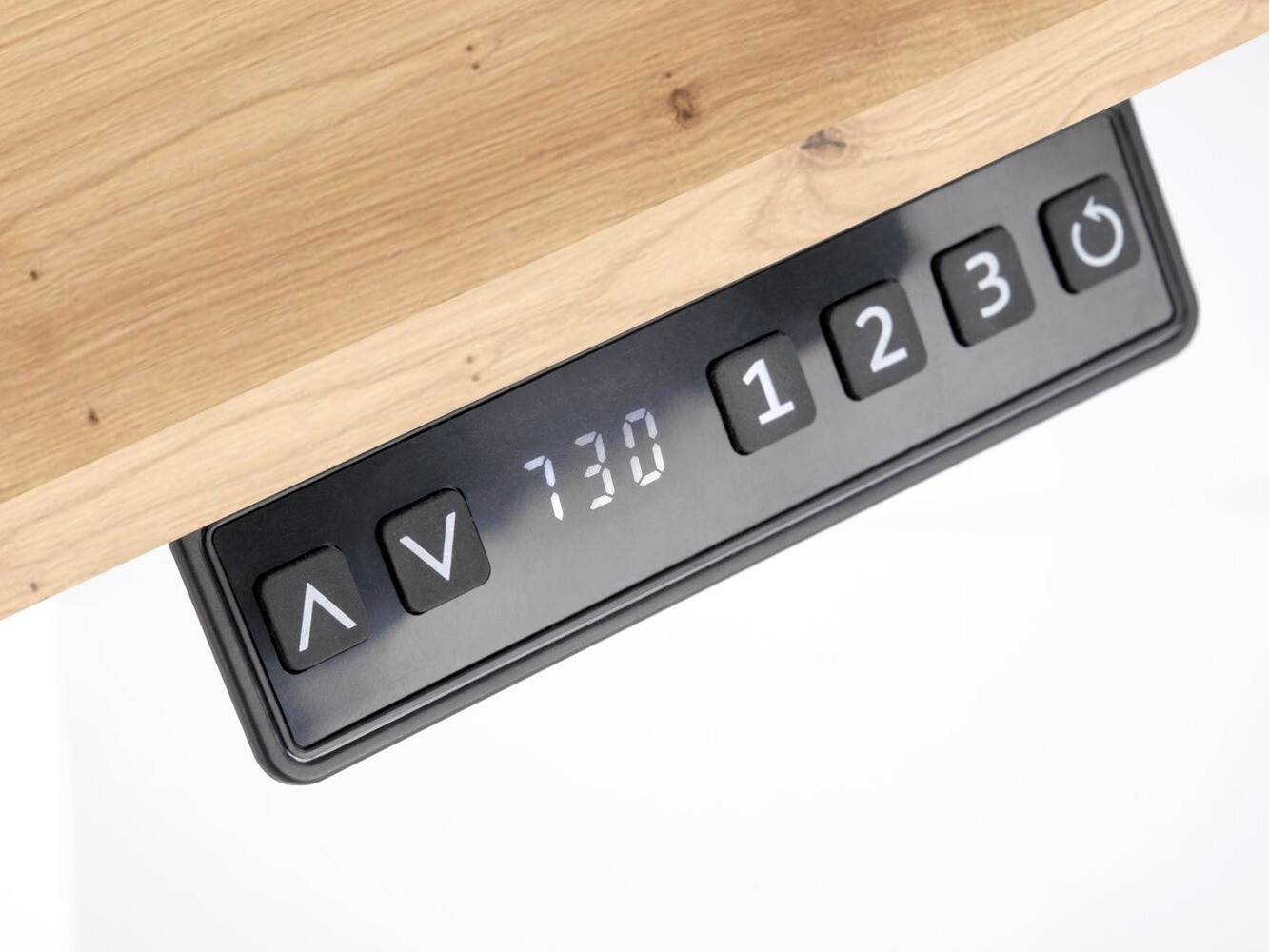 Állítható magasságú íróasztal Houston 1704 (Artisan tölgy + Fekete)