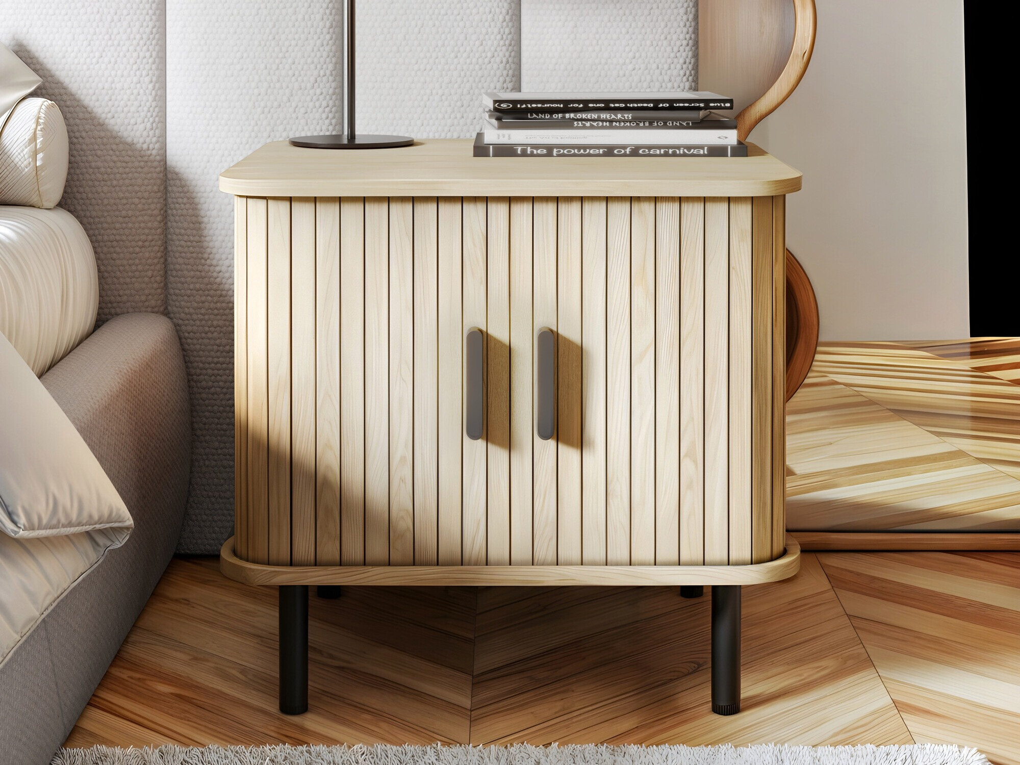 Éjjeliszekrény Burleson 119 (Tölgy)