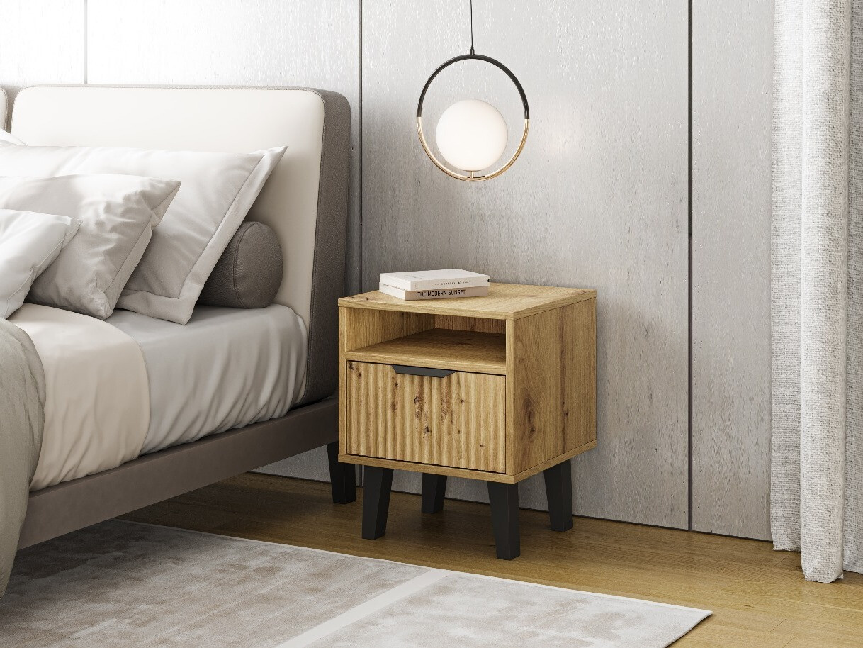 Éjjeliszekrény Mandeville 281 (Artisan tölgy)