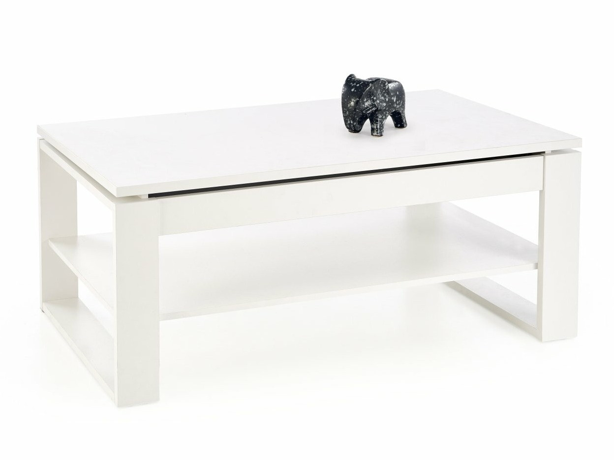 Kihajtható dohányzóasztal Houston 1959 (Fehér)