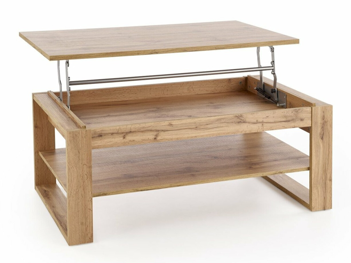 Kihajtható dohányzóasztal Houston 1959 (Fehér)