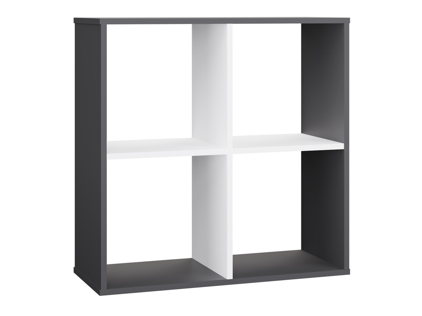 Könyvespolc Mandeville 285 (Fehér + Antracit)