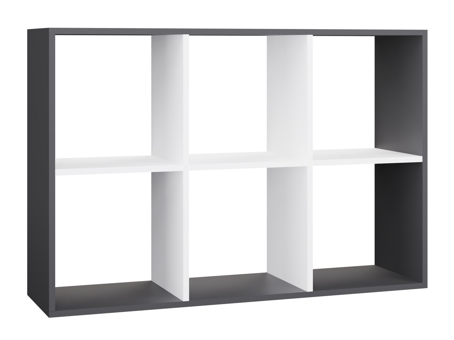 Könyvespolc Mandeville 287 (Fehér + Antracit)