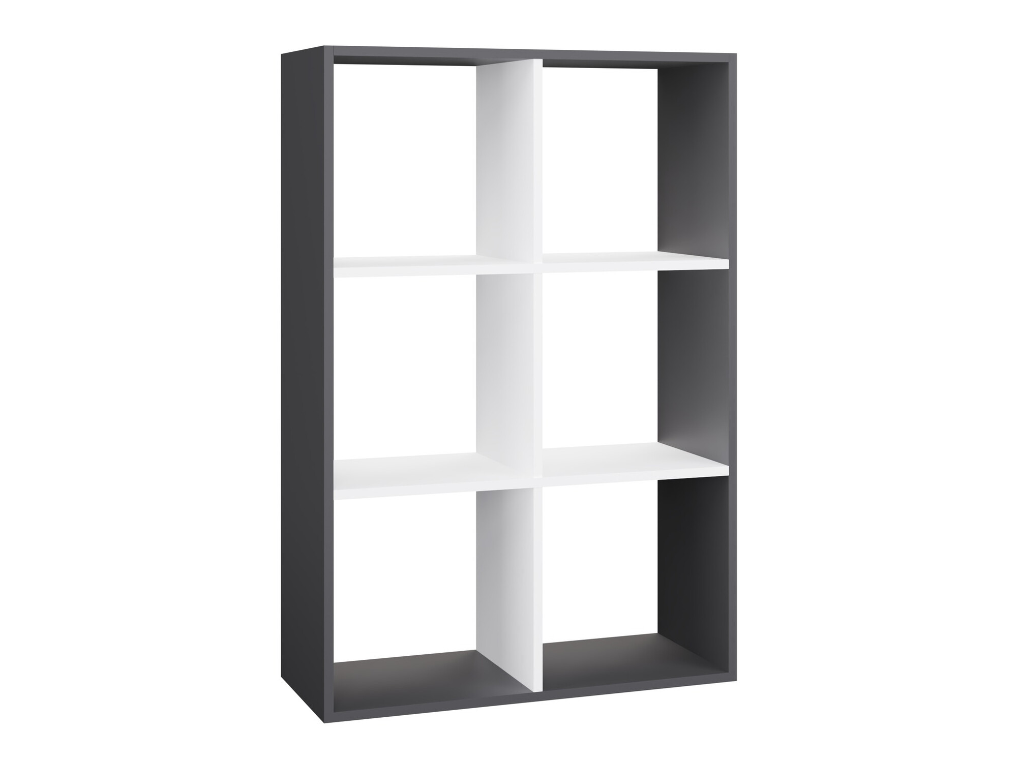 Könyvespolc Mandeville 287 (Fehér + Antracit)