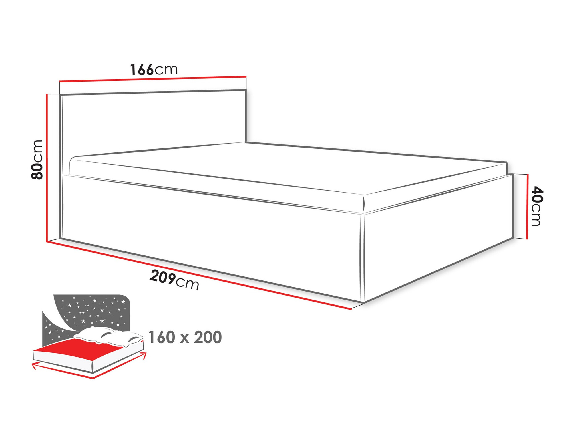 Ágy Comfivo Papilio