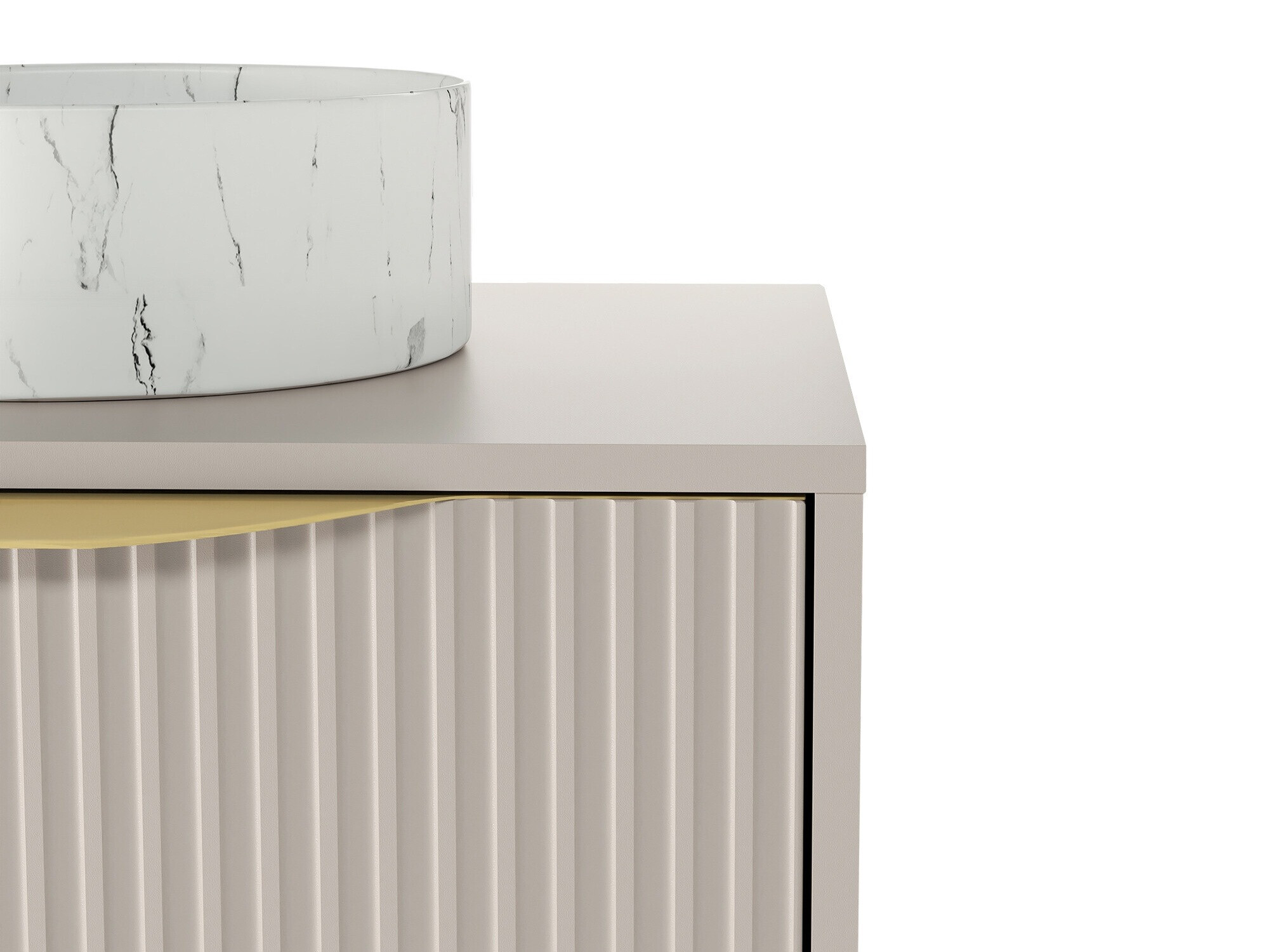 Fali szekrény mosdónak Burleson 162 (Kasmír)