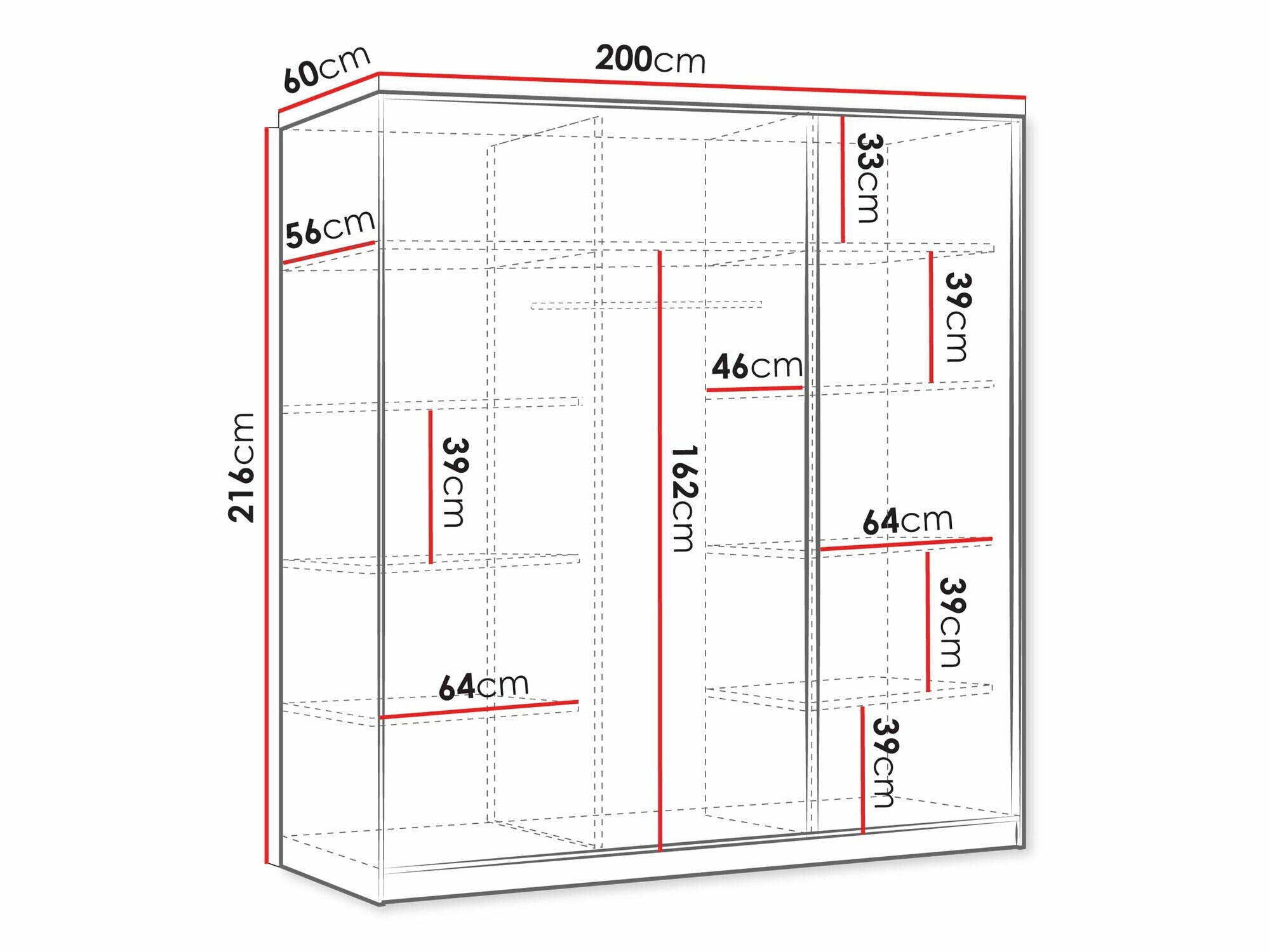 Gardróbszekrény Comfivo Larmire 112