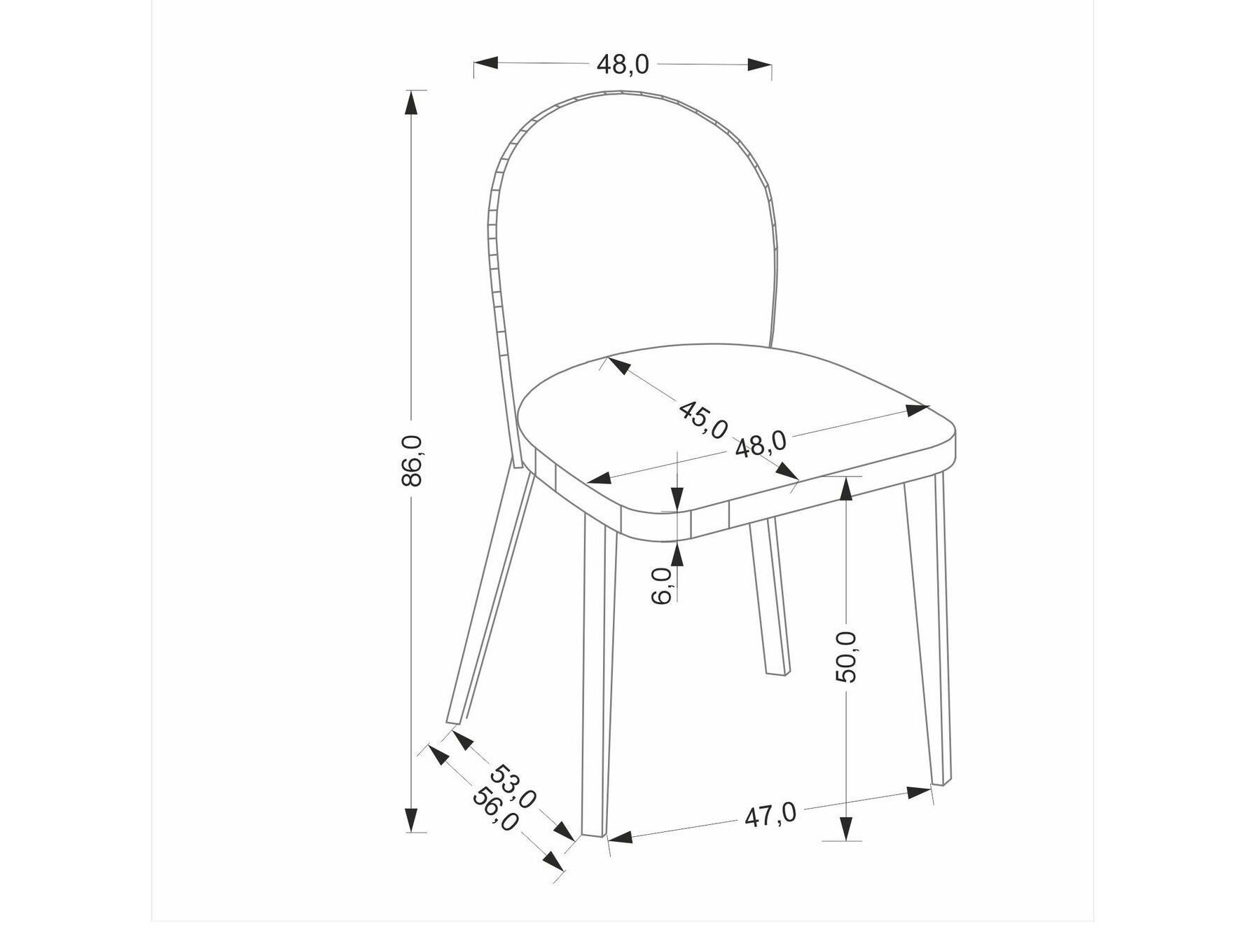 Szék Houston 1931 (Bézs + Dió)