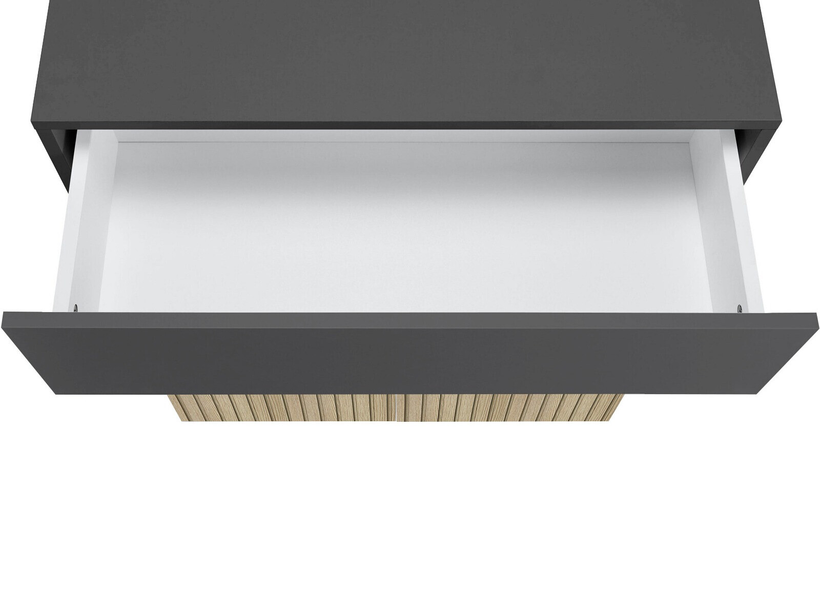 Álló fürdőszoba szekrény Soncamu 101 (Antracit + Világos tölgy)