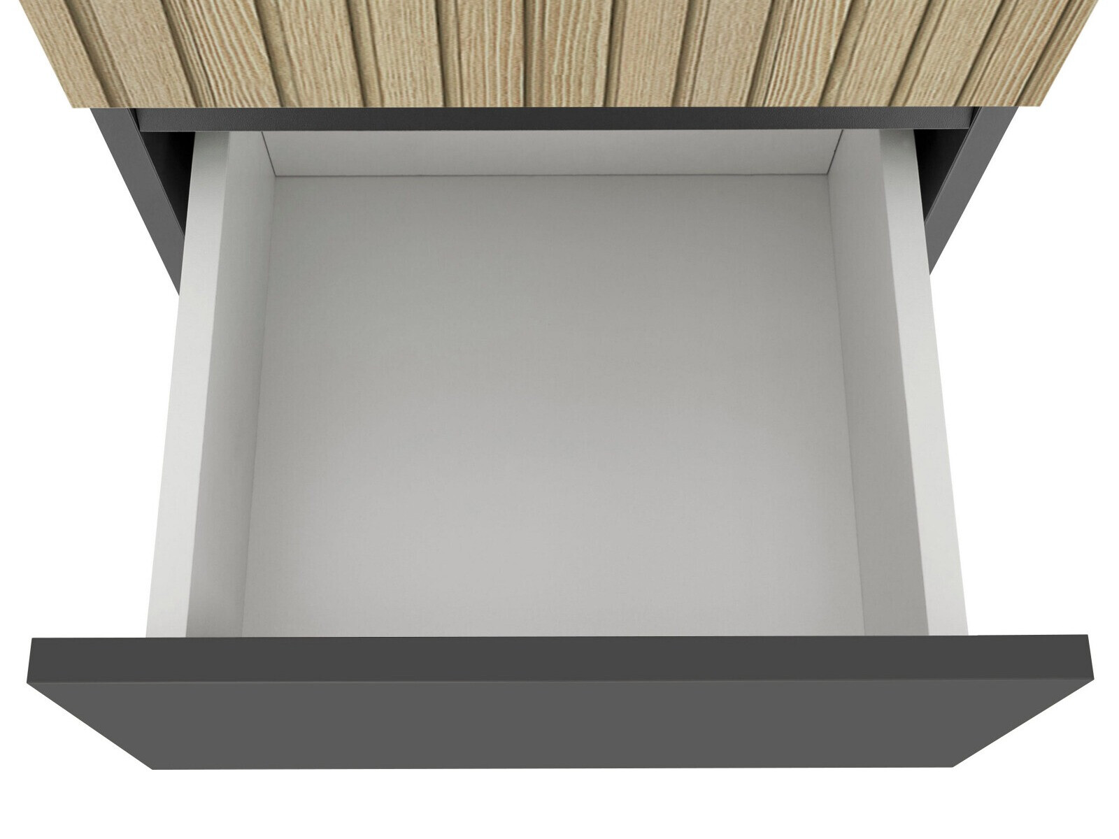 Álló fürdőszoba szekrény Soncamu 102 (Antracit + Világos tölgy)