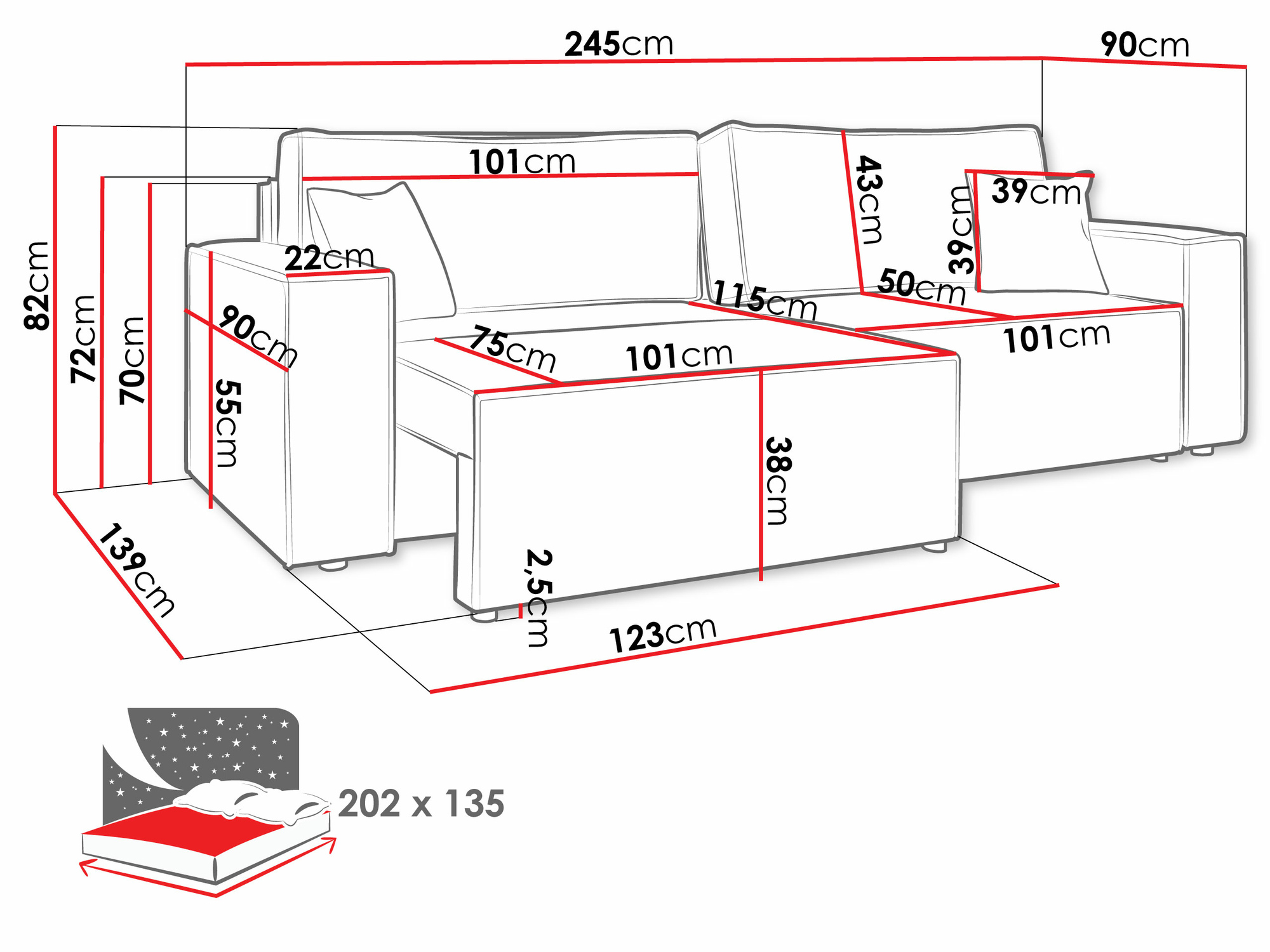 Kanapéágy Vespes I (Poso 02)