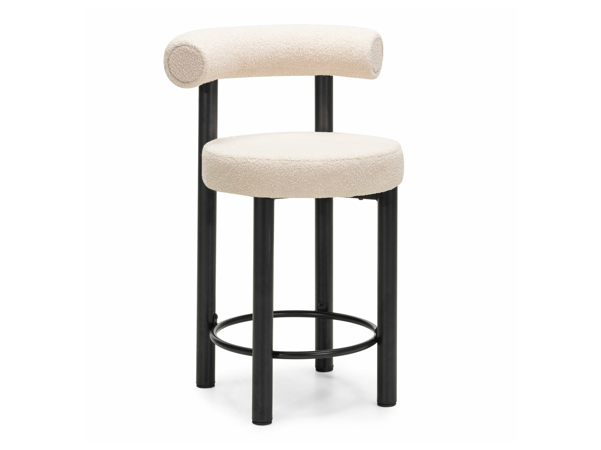 Alacsony bárszék Burleson 186 (Bézs + Fekete)