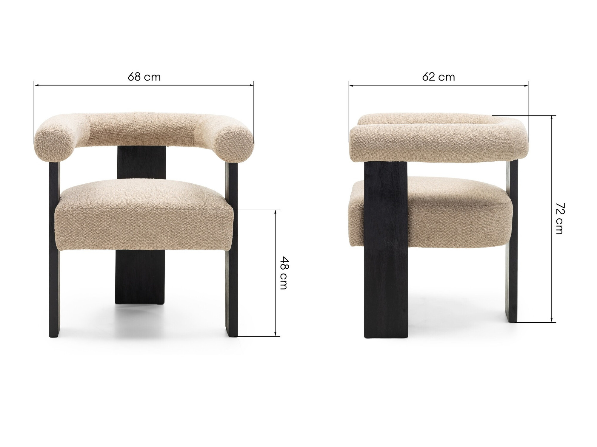 Szék Burleson 184 (Bézs + Fekete)